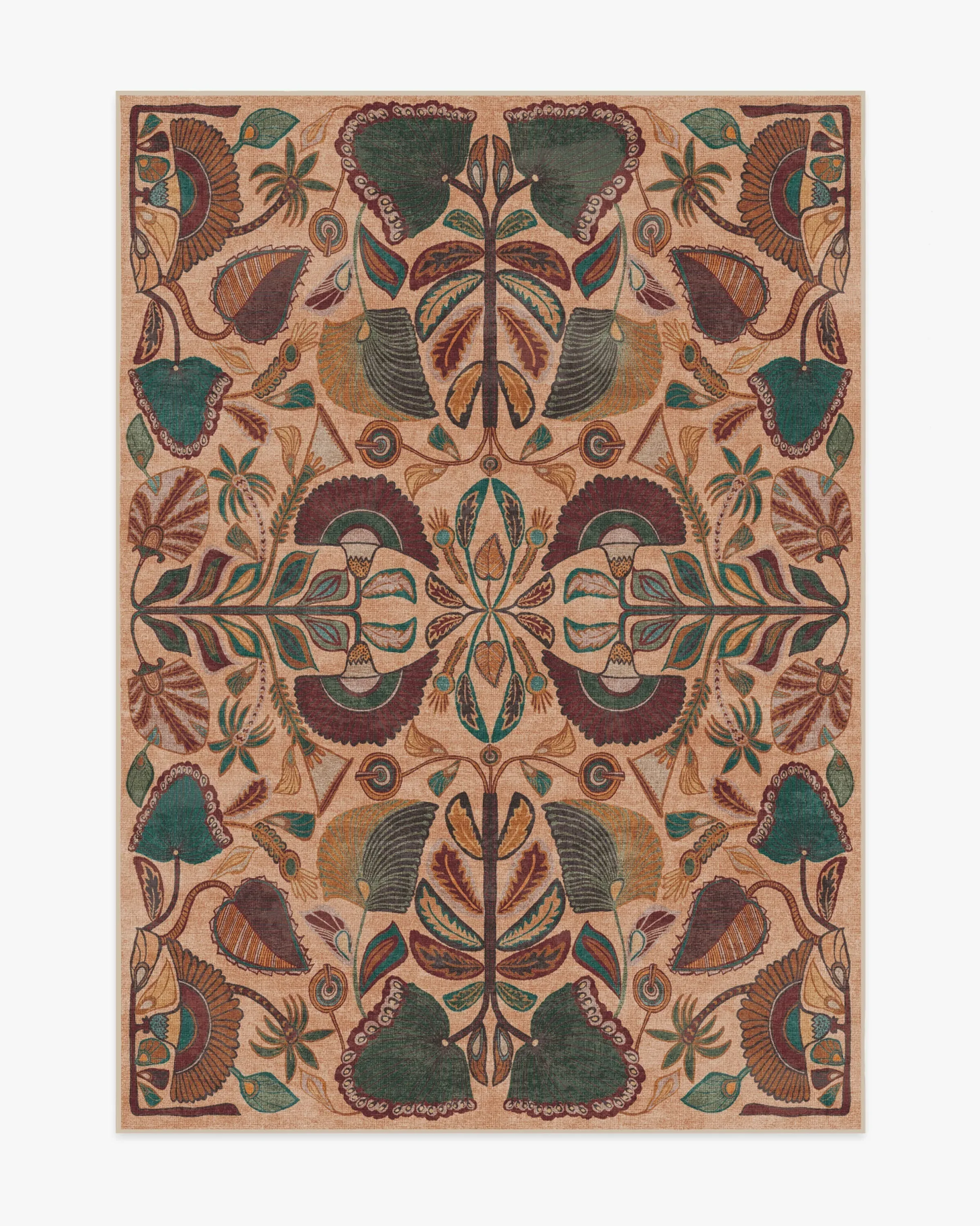 Area Rug Machine Washable - Multicolor