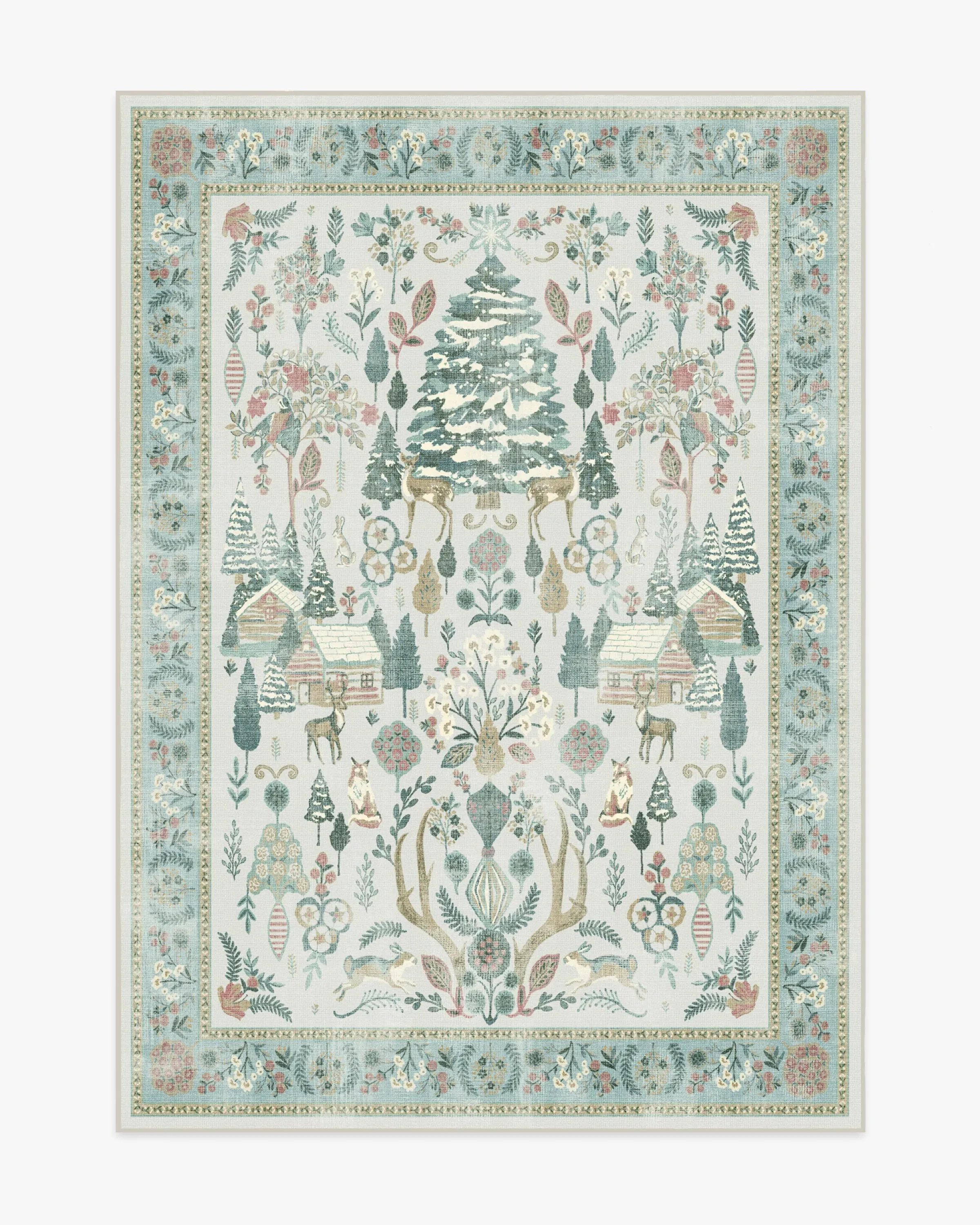 Area Rug Machine Washable - Multicolour