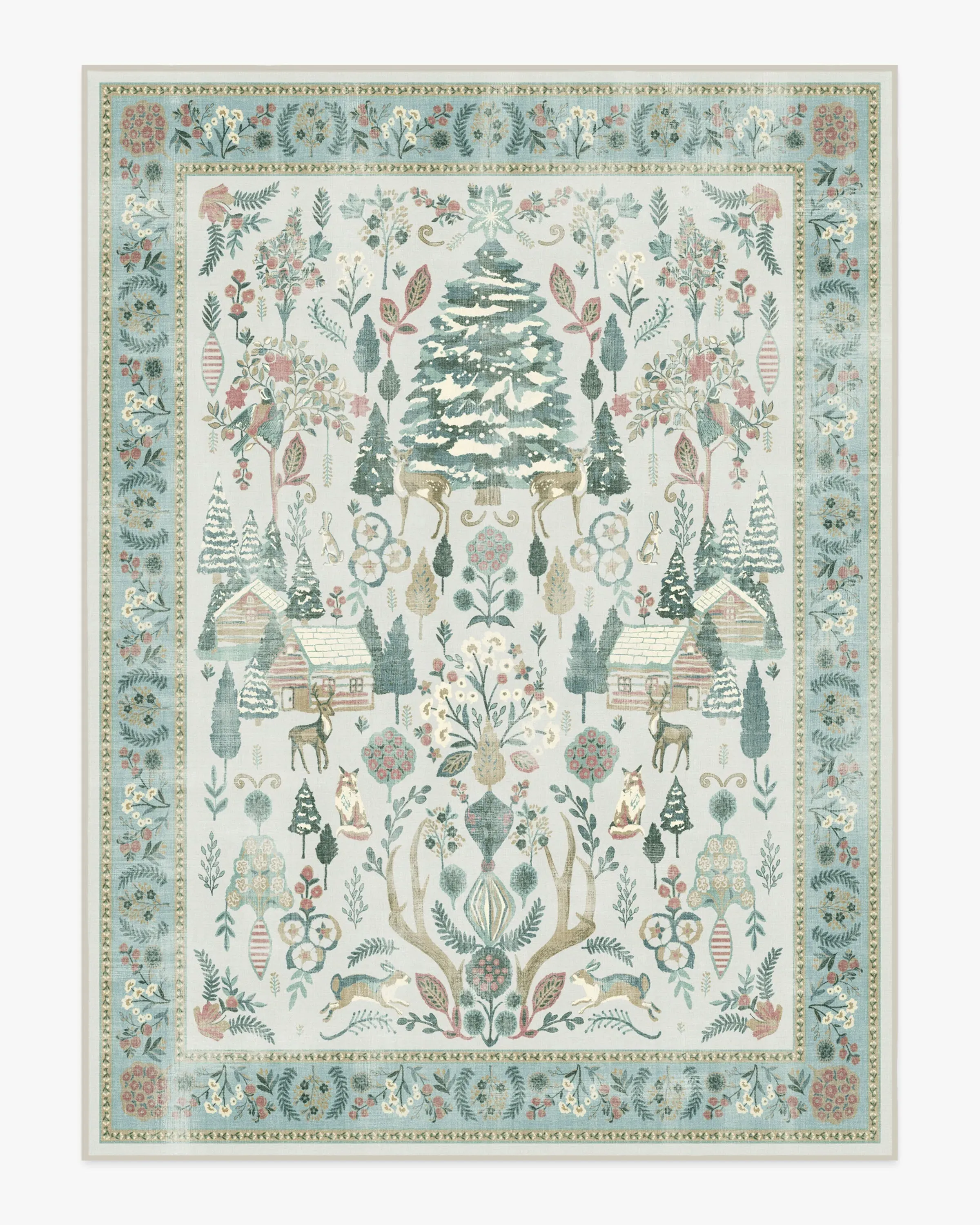 Area Rug Machine Washable - Multicolour