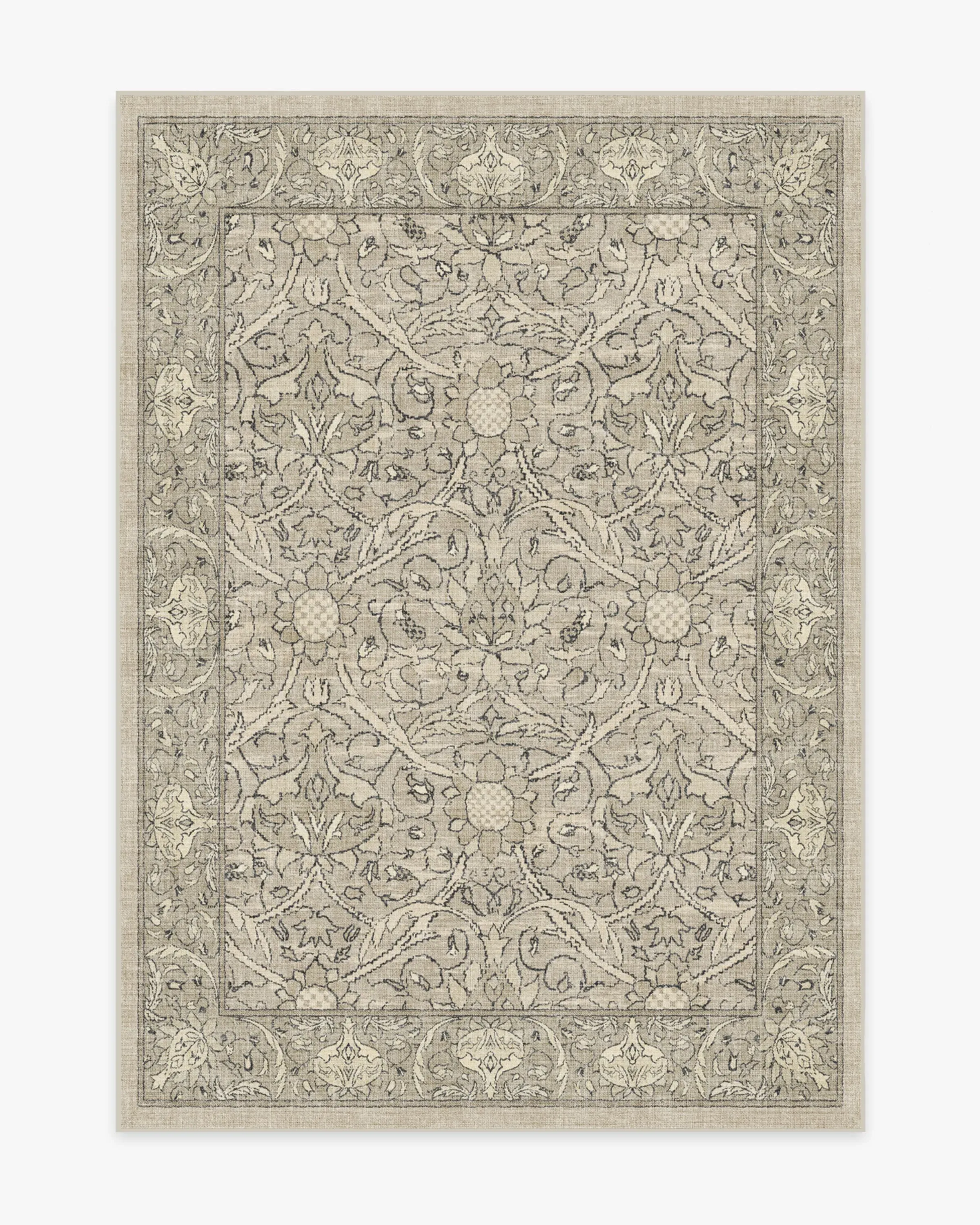 Area Rug Machine Washable - Natural Stone