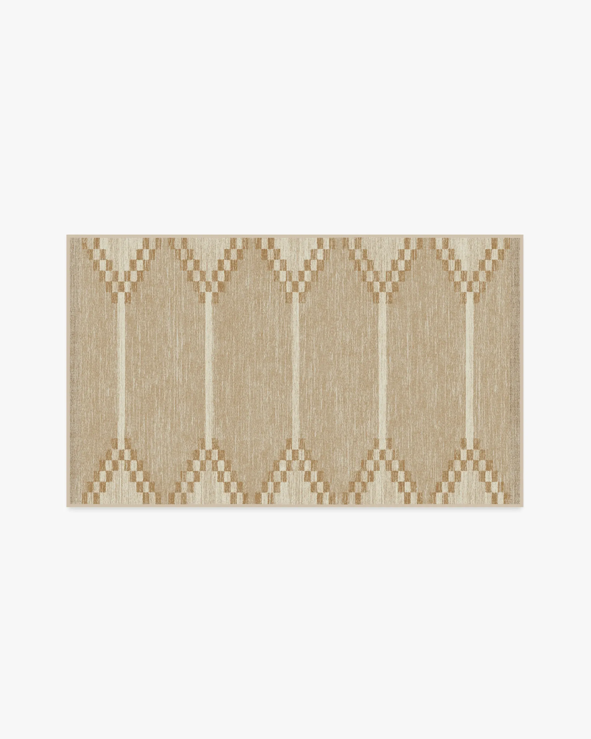 Area Rug Machine Washable - Natural