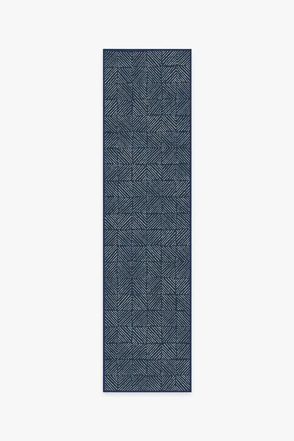 Area Rug Machine Washable - Navy