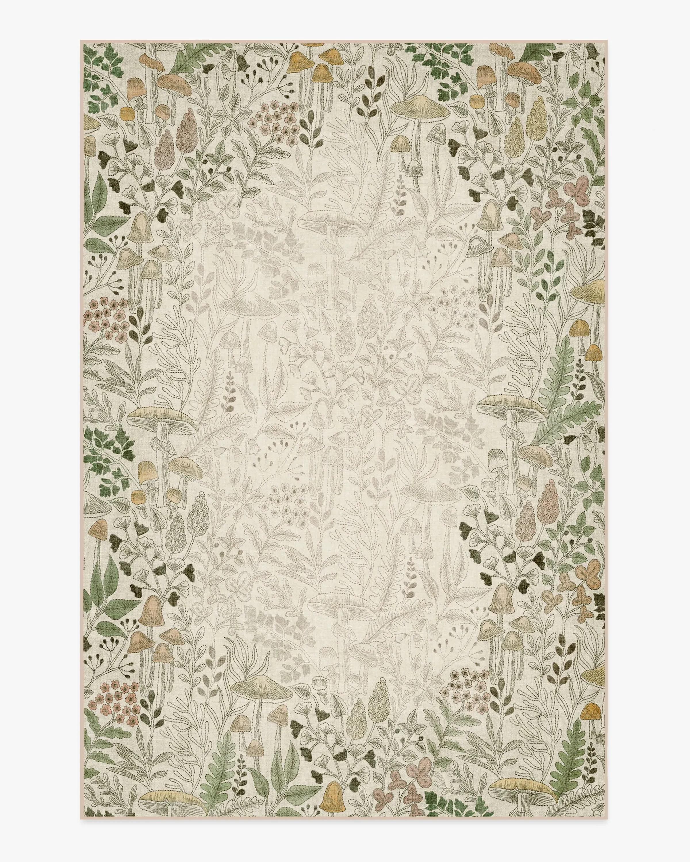 Area Rug Machine Washable - Neutral