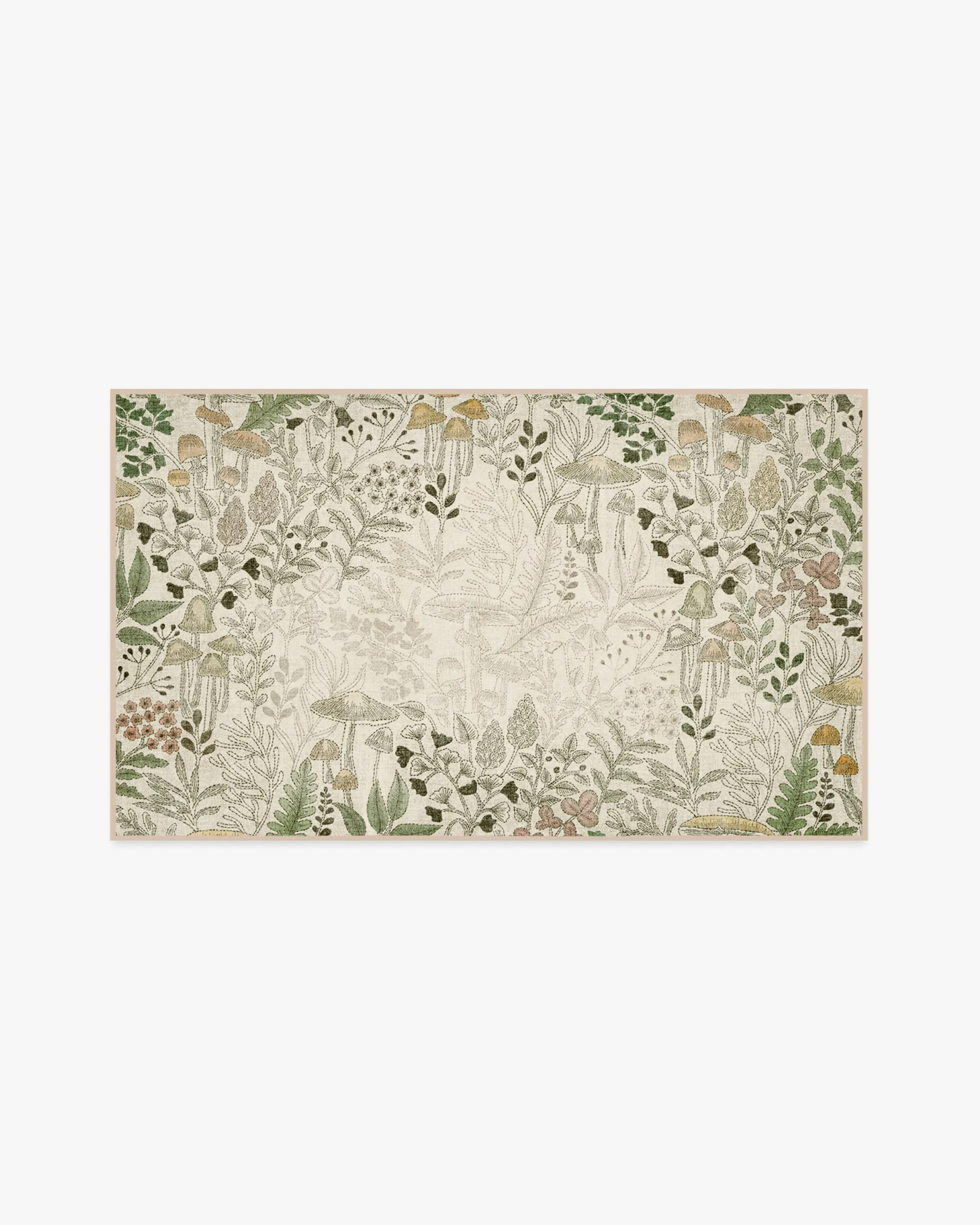 Area Rug Machine Washable - Neutral