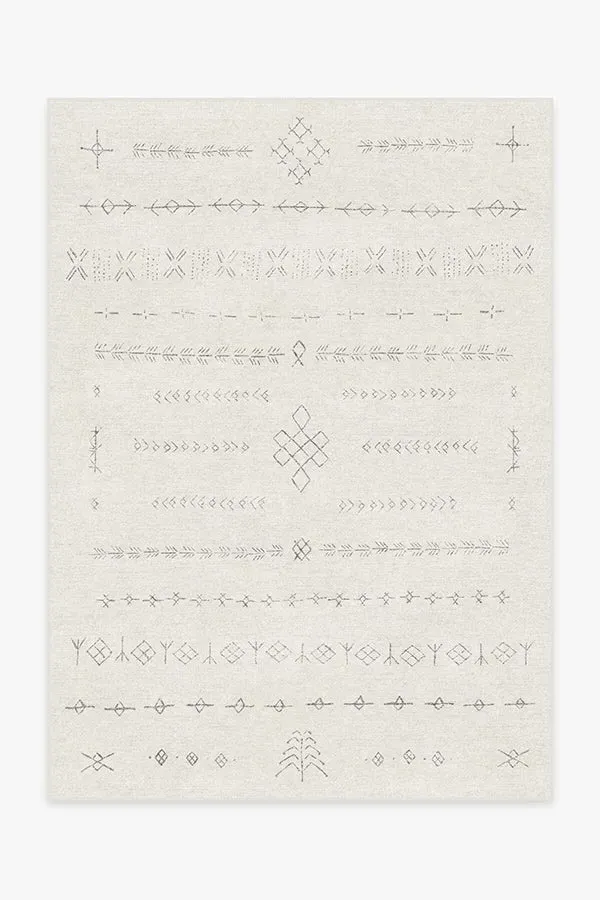 Area Rug Machine Washable - Off White