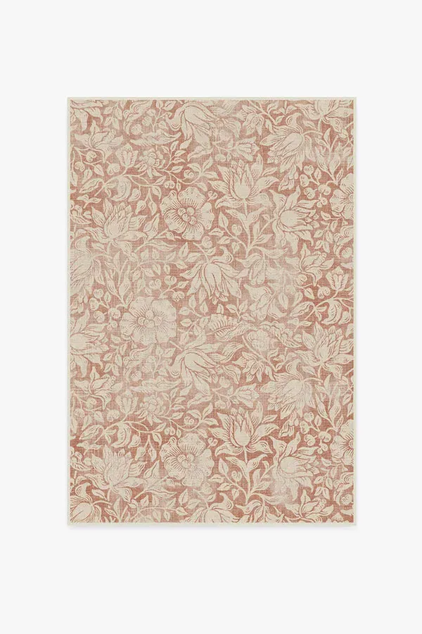 Area Rug Machine Washable - Orange