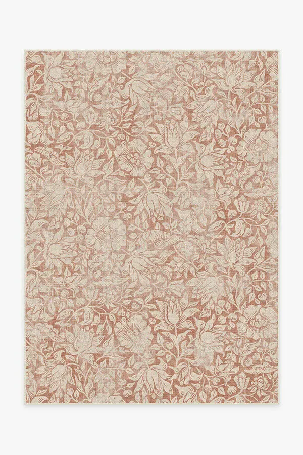 Area Rug Machine Washable - Orange