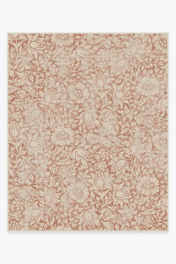 Area Rug Machine Washable - Orange