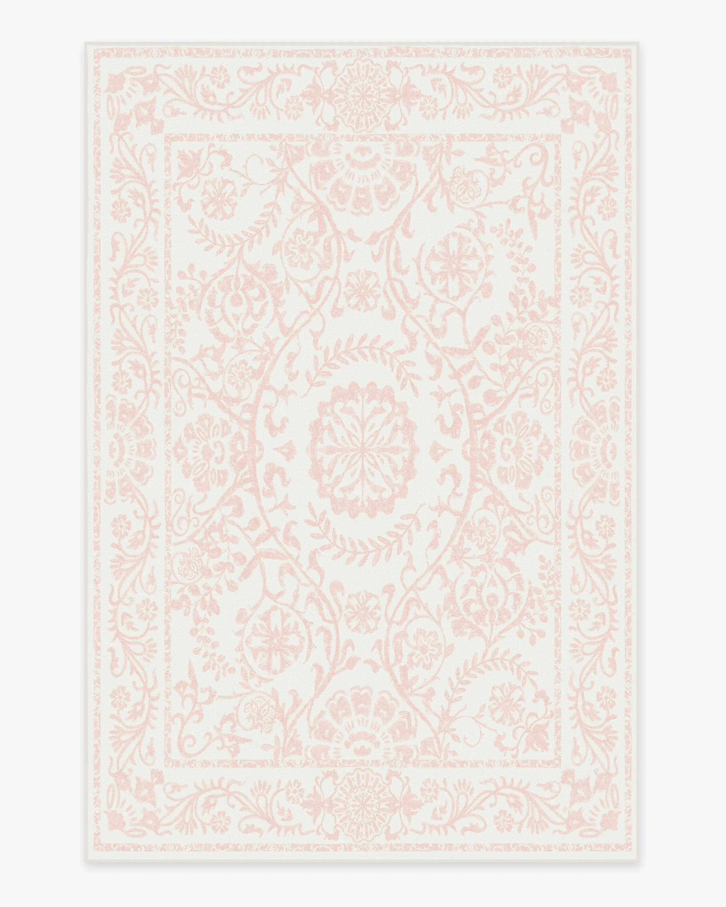 Area Rug Machine Washable - Pink, Chenille