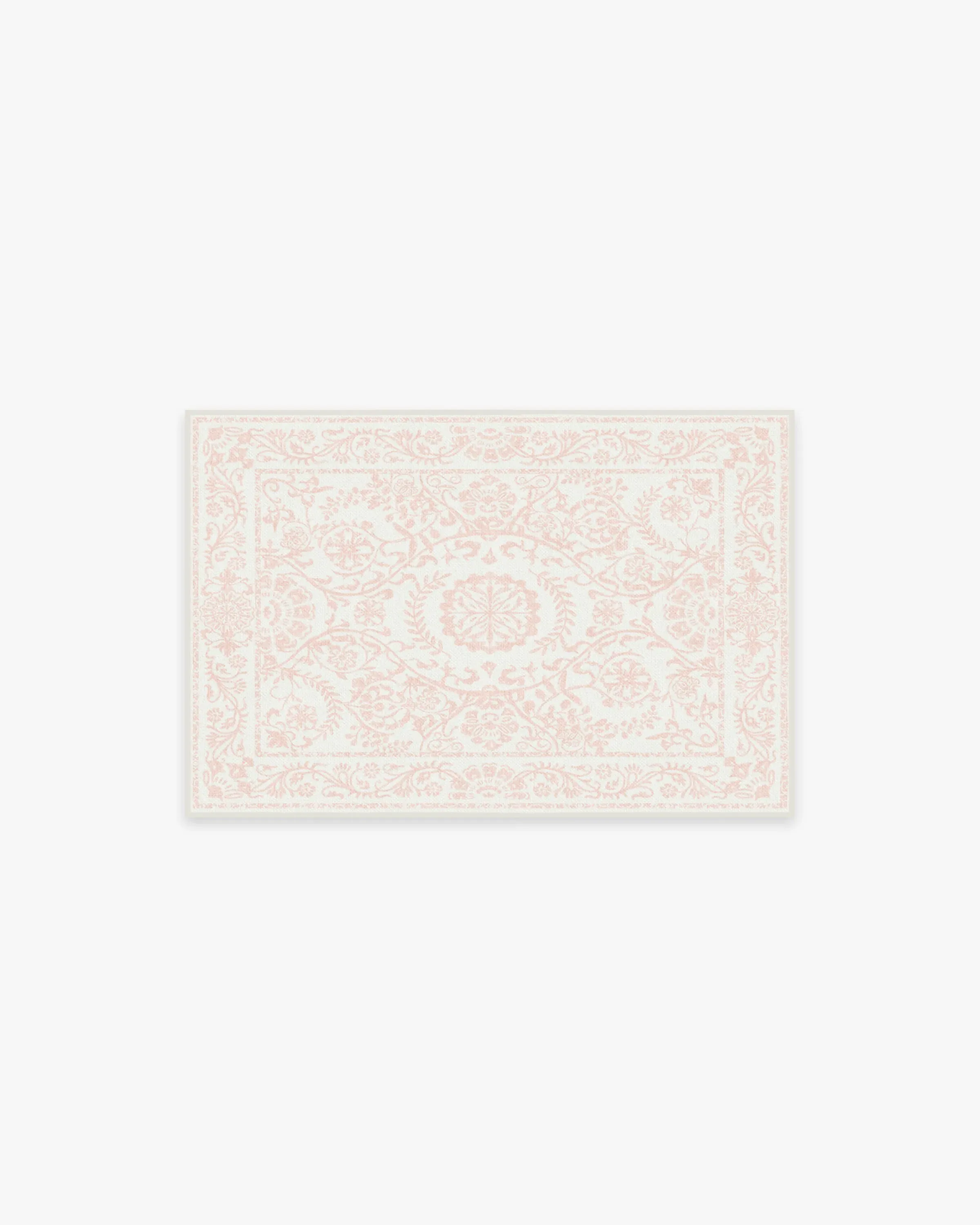 Area Rug Machine Washable - Pink, Chenille image