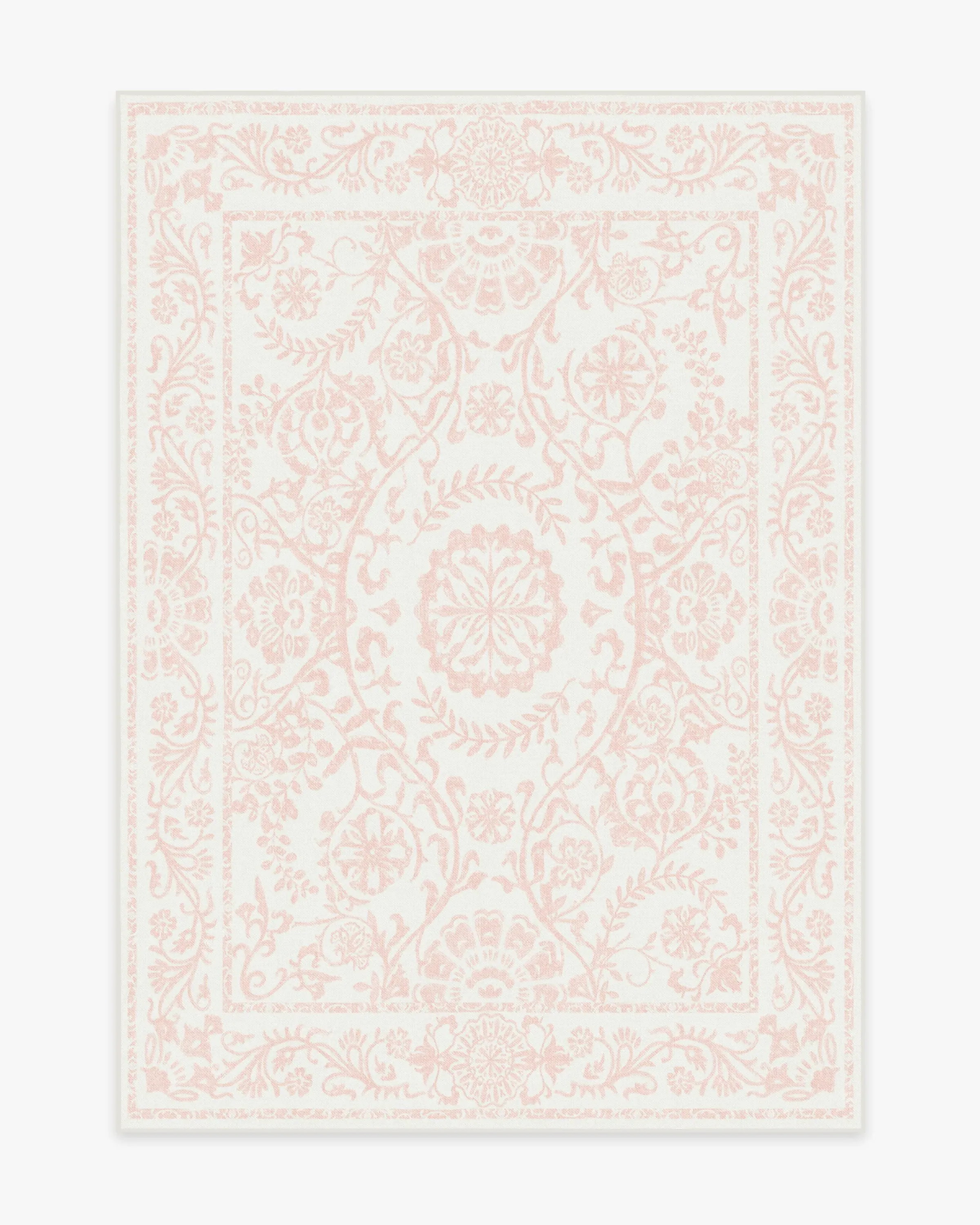 Area Rug Machine Washable - Pink, Chenille