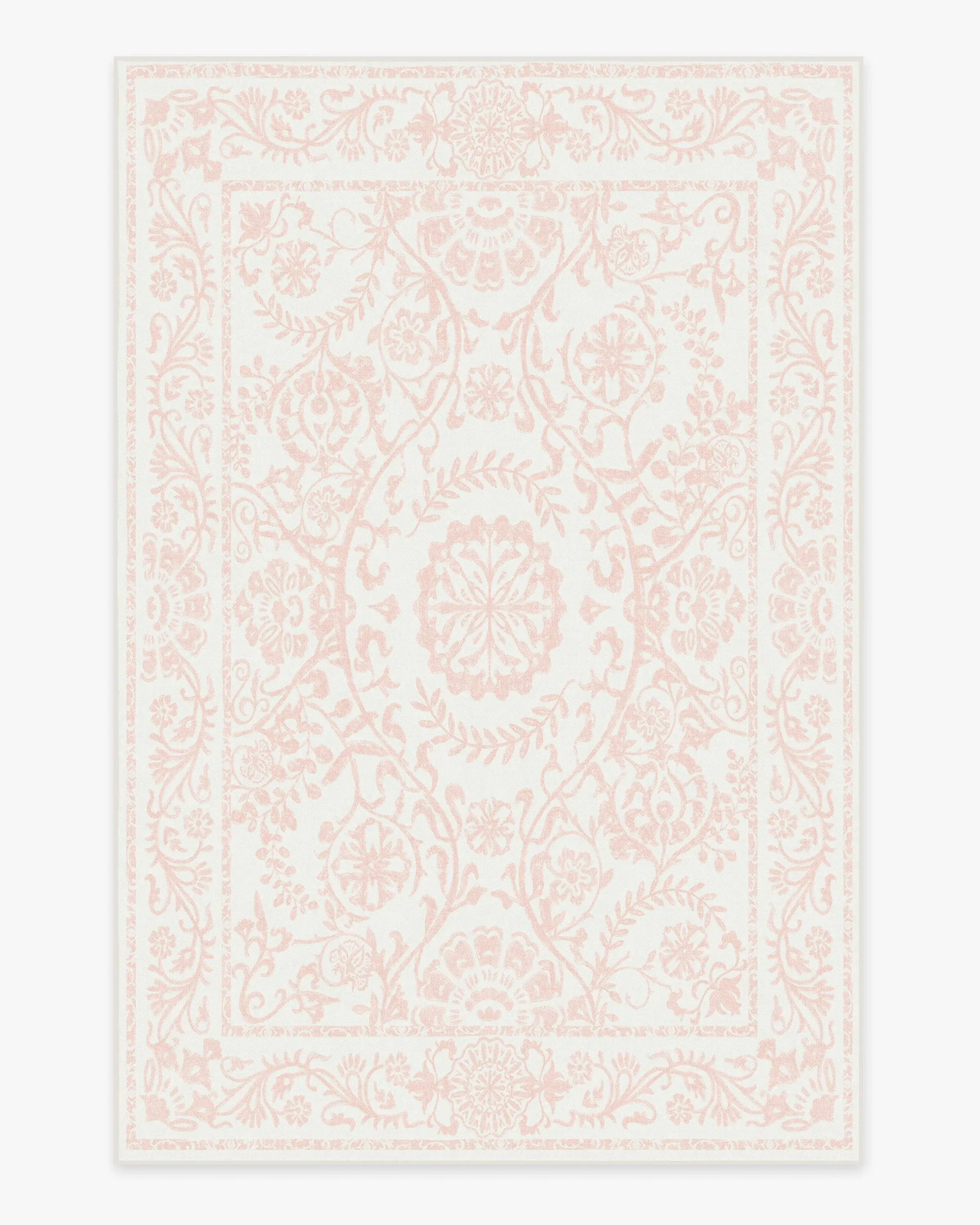 Area Rug Machine Washable - Pink, Chenille