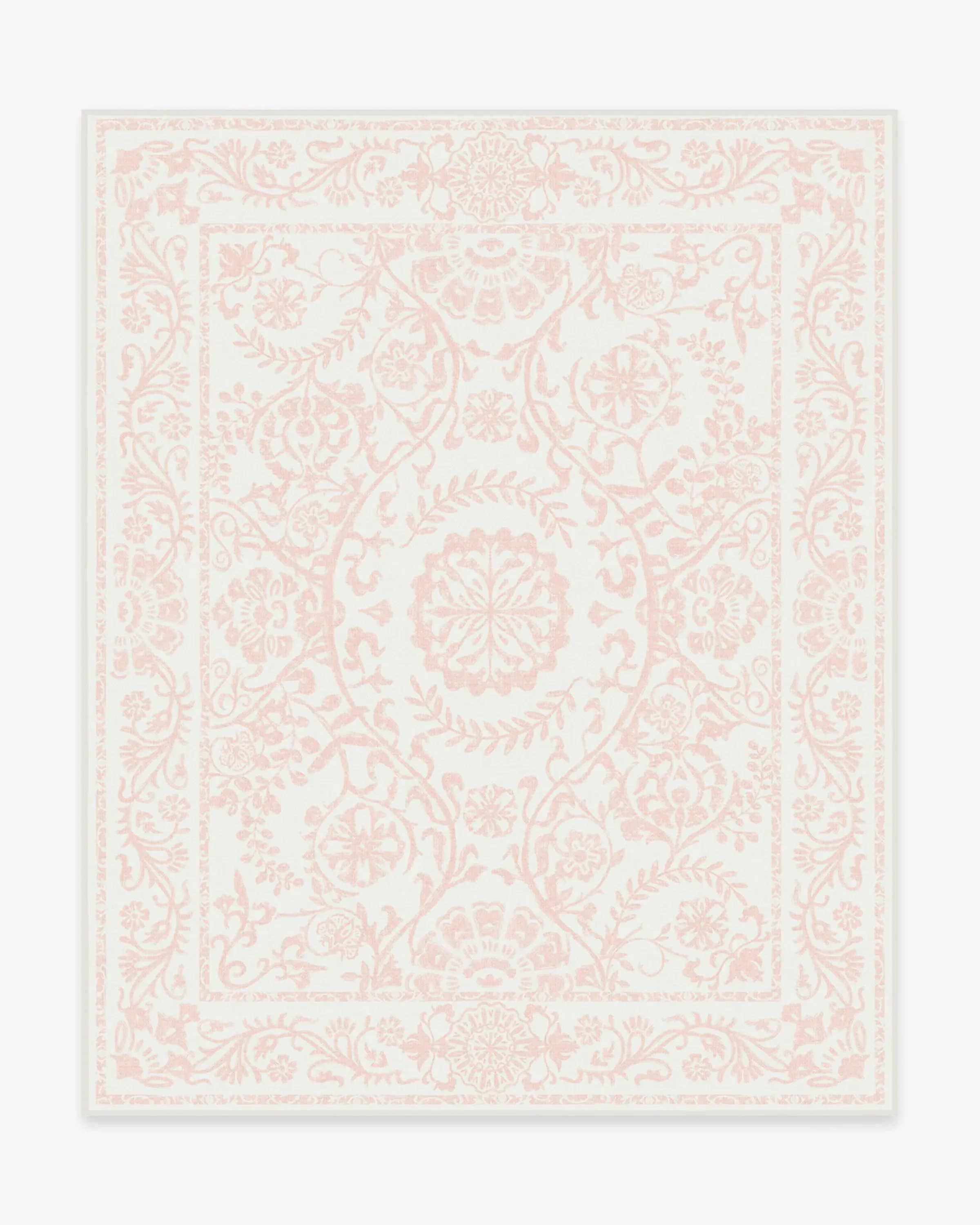 Area Rug Machine Washable - Pink, Chenille