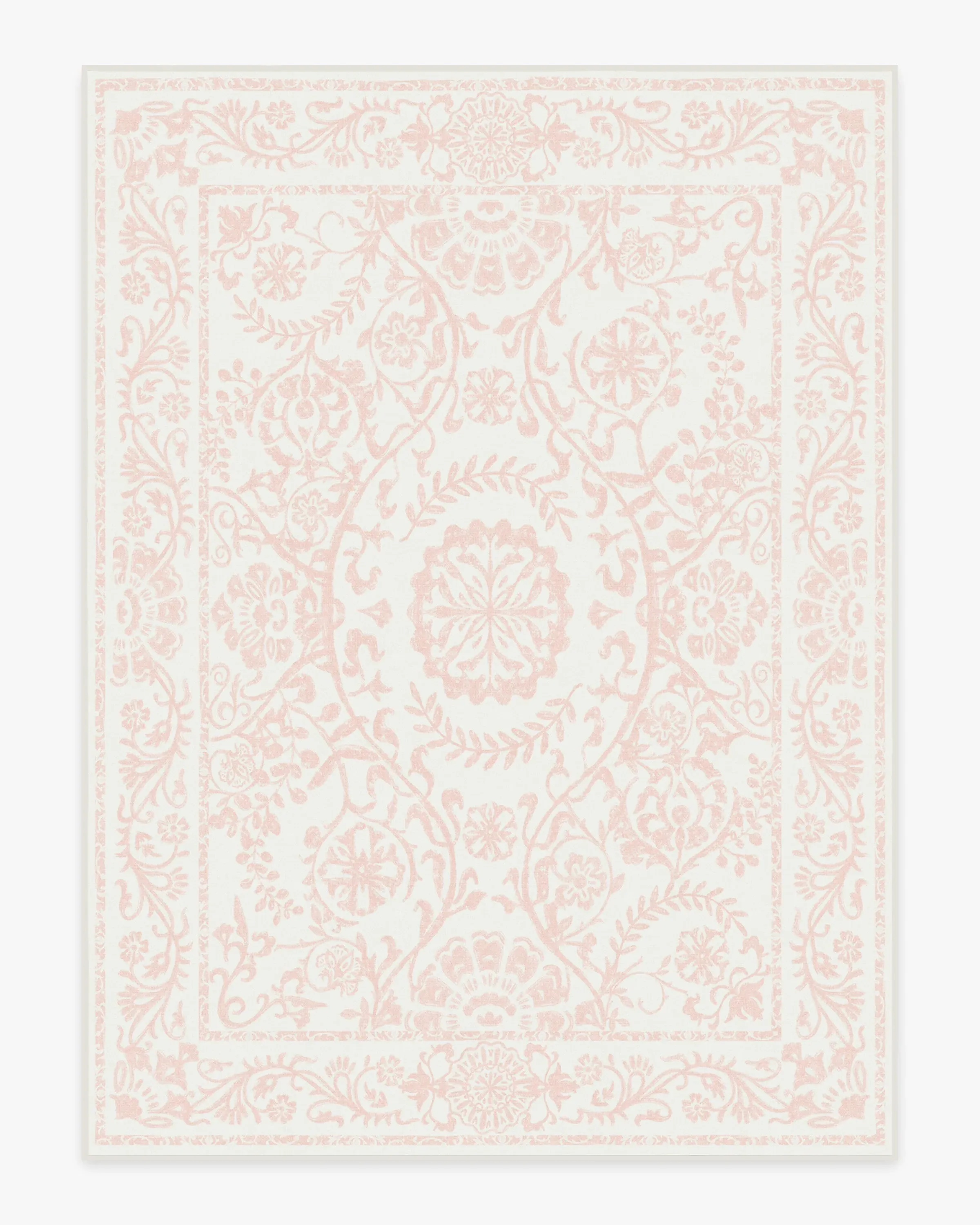 Area Rug Machine Washable - Pink, Chenille