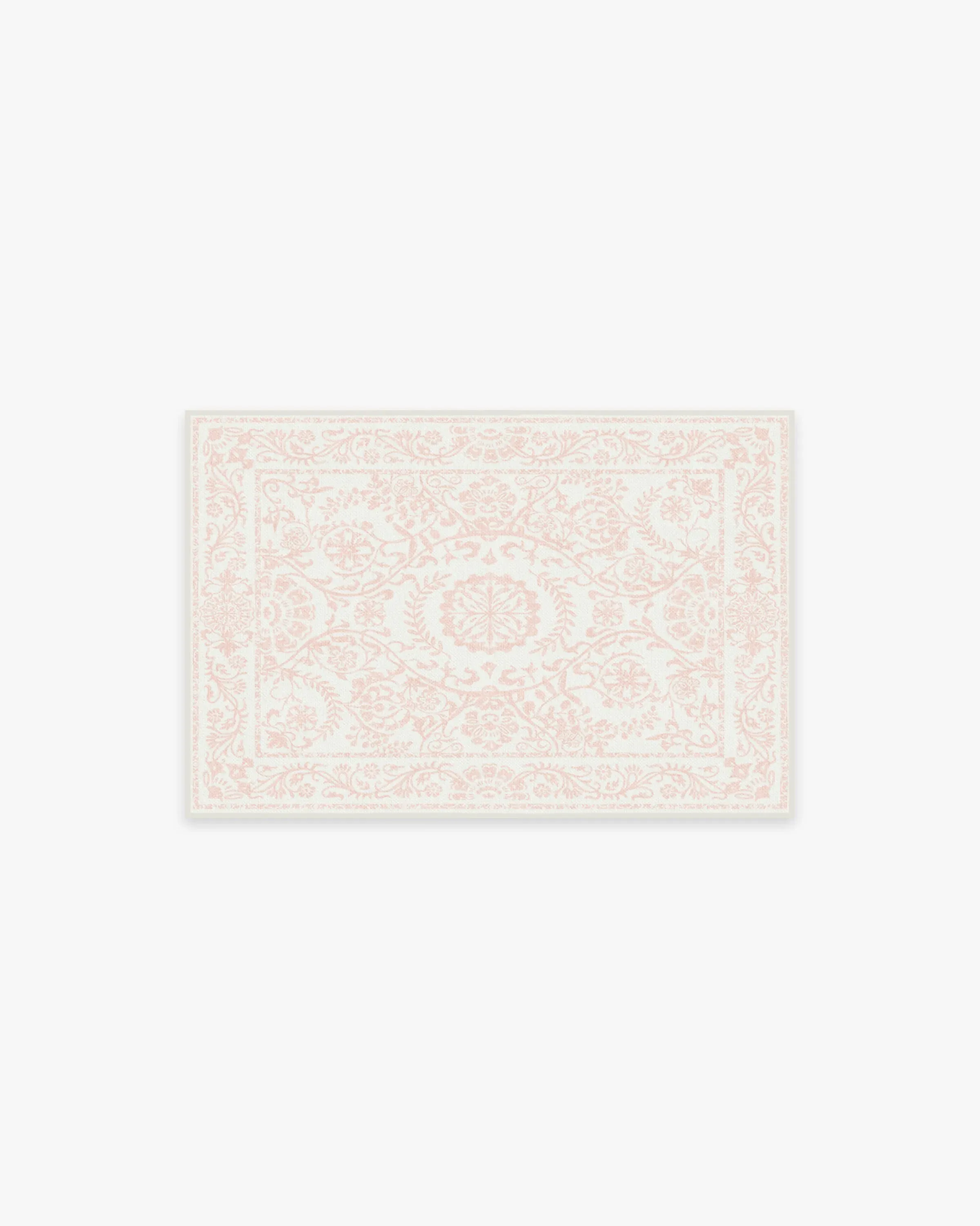 Area Rug Machine Washable - Pink, Chenille image