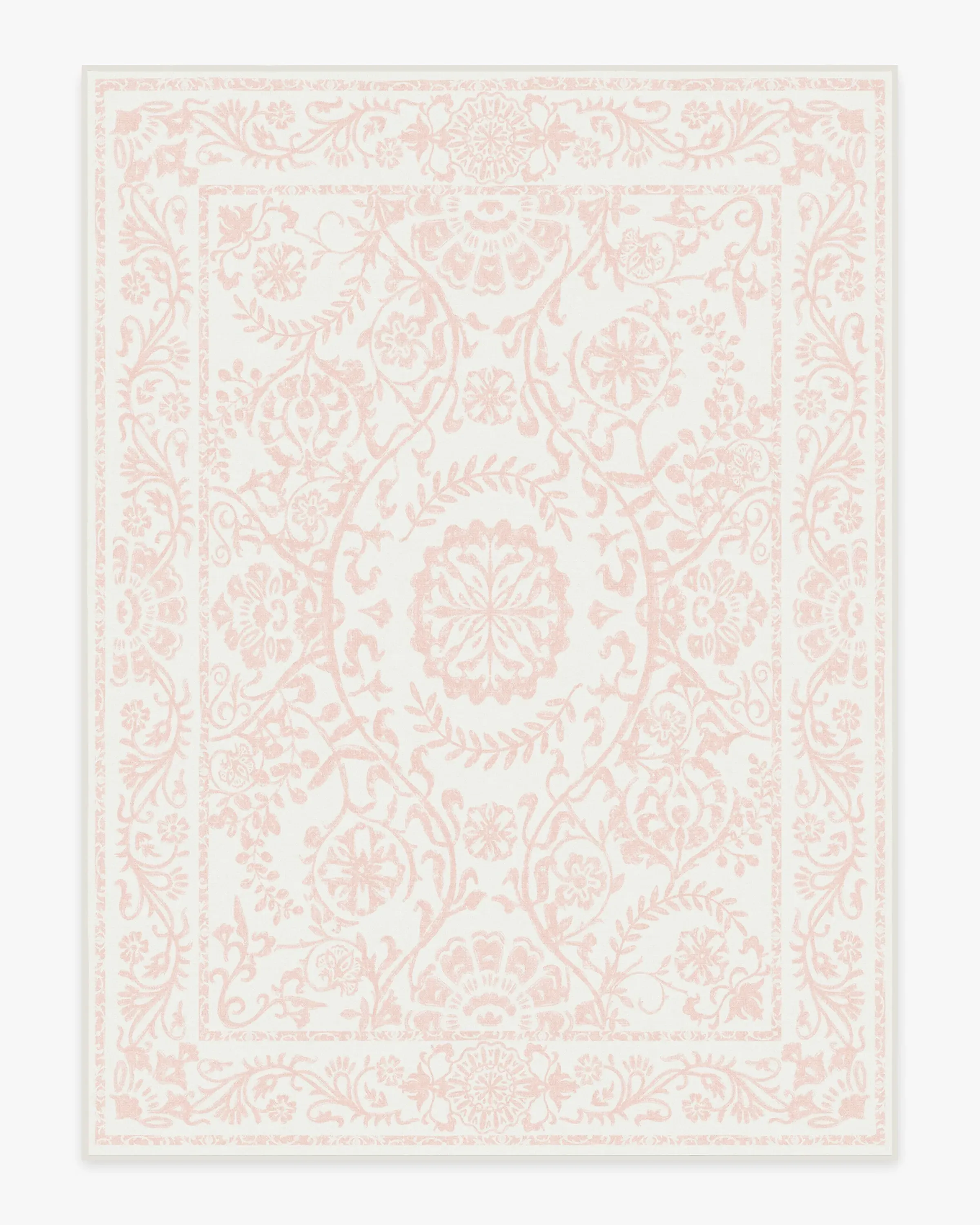 Area Rug Machine Washable - Pink, Chenille