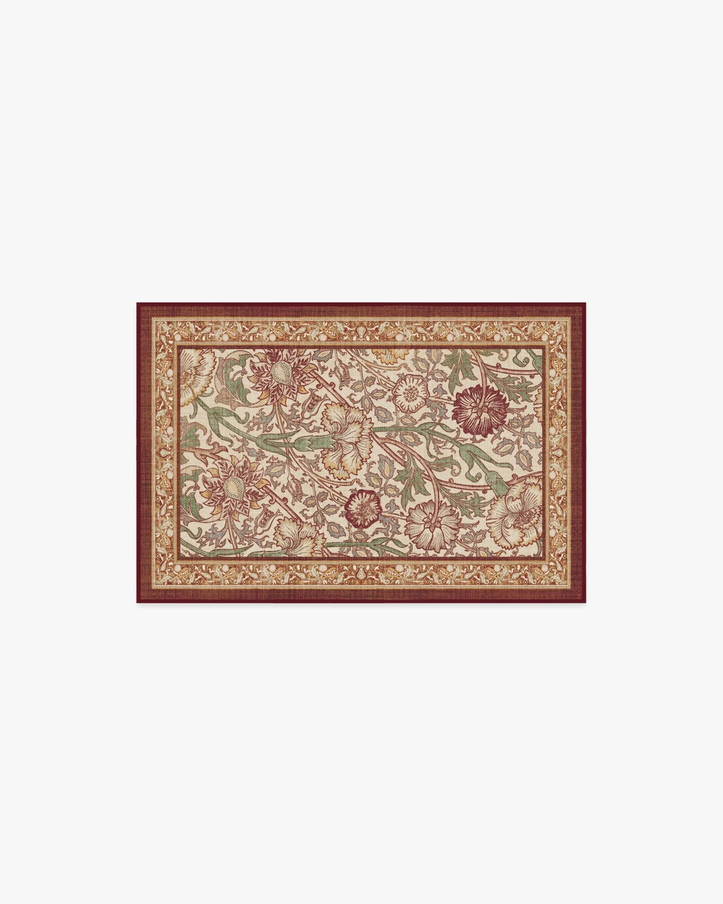Area Rug Machine Washable - Pink, Flatwoven image