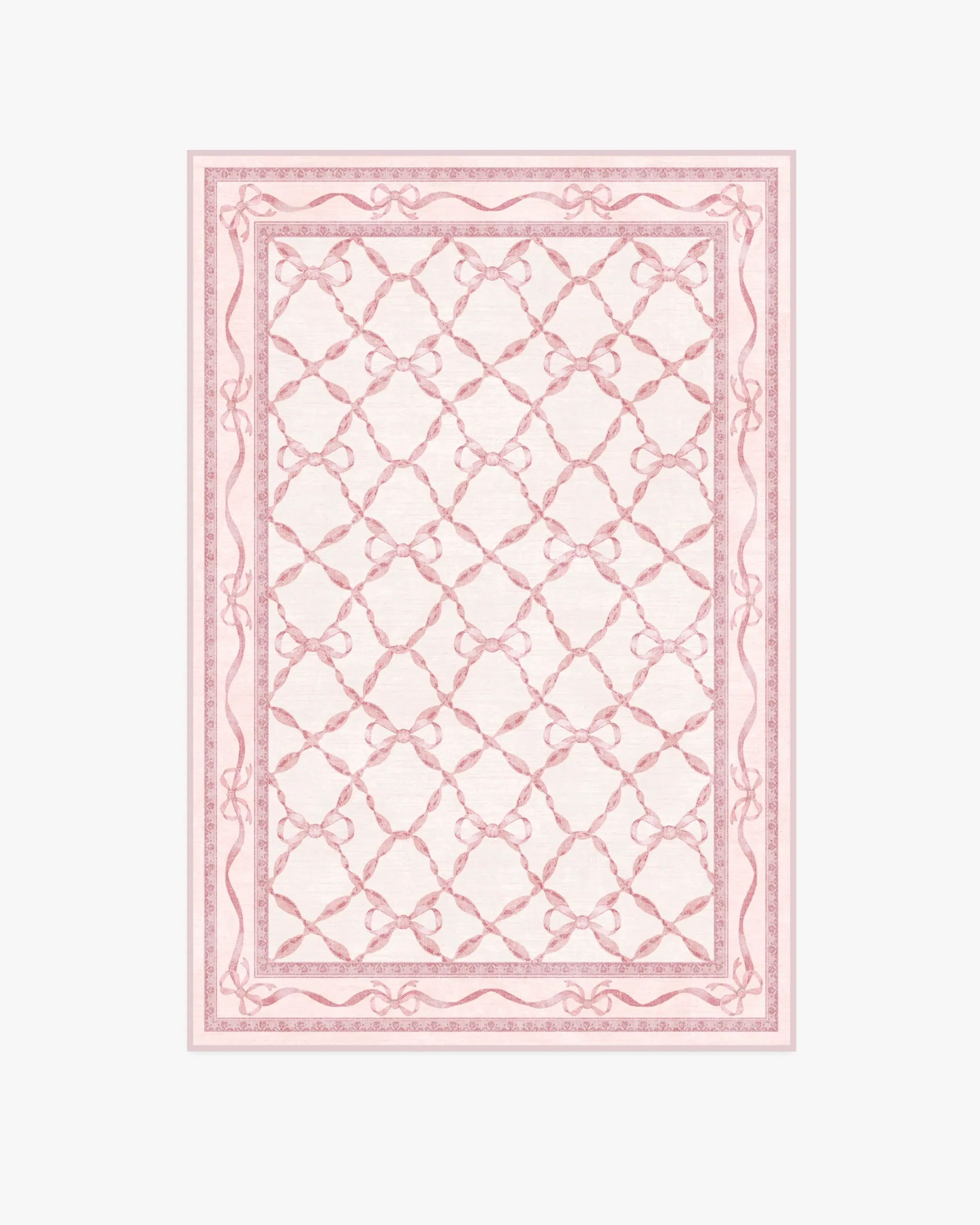 Area Rug Machine Washable - Pink