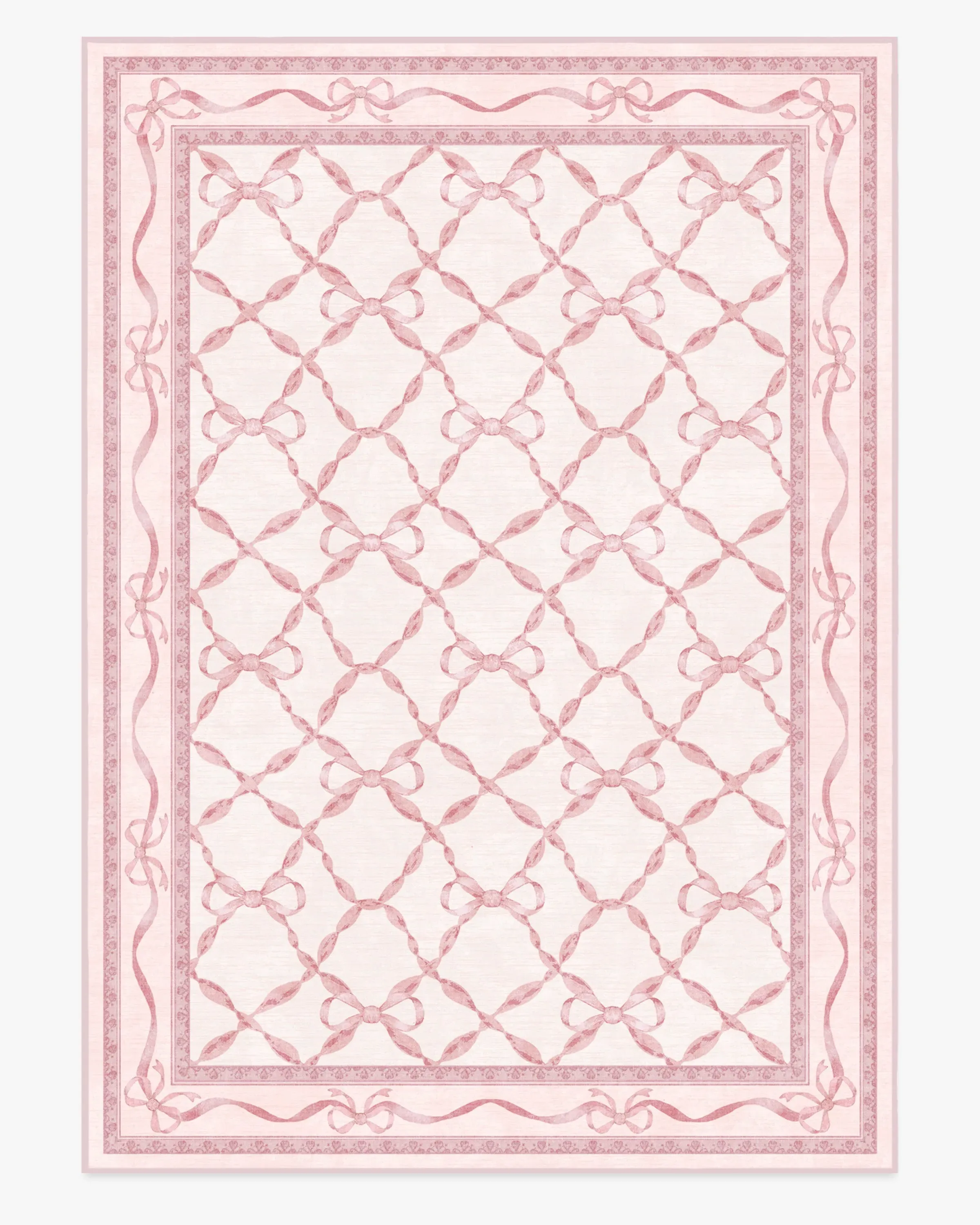 Area Rug Machine Washable - Pink