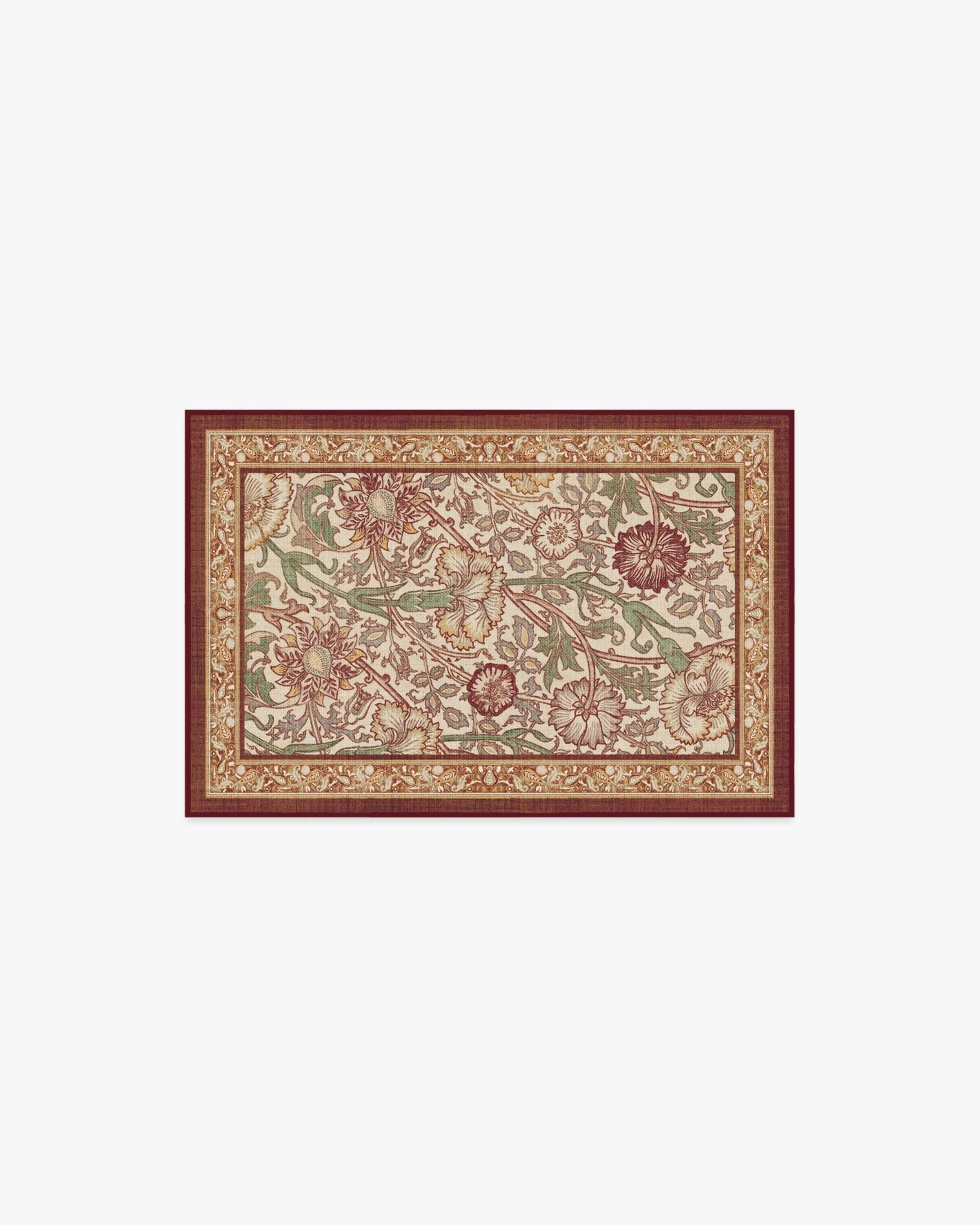 Area Rug Machine Washable - Pink image