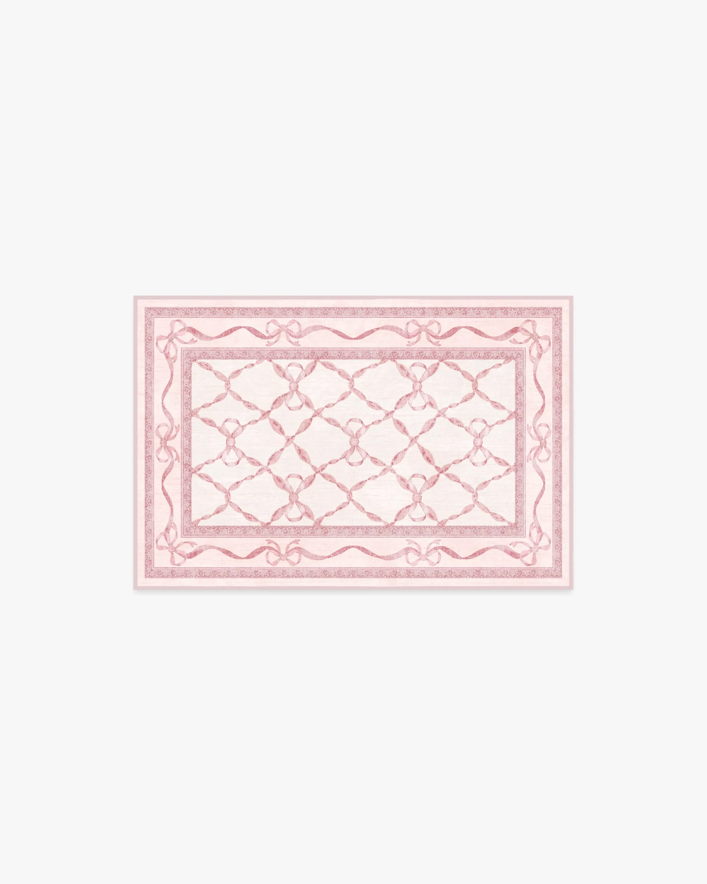 Area Rug Machine Washable - Pink image