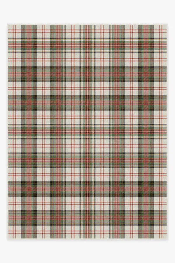 Area Rug Machine Washable - Red, Chenille