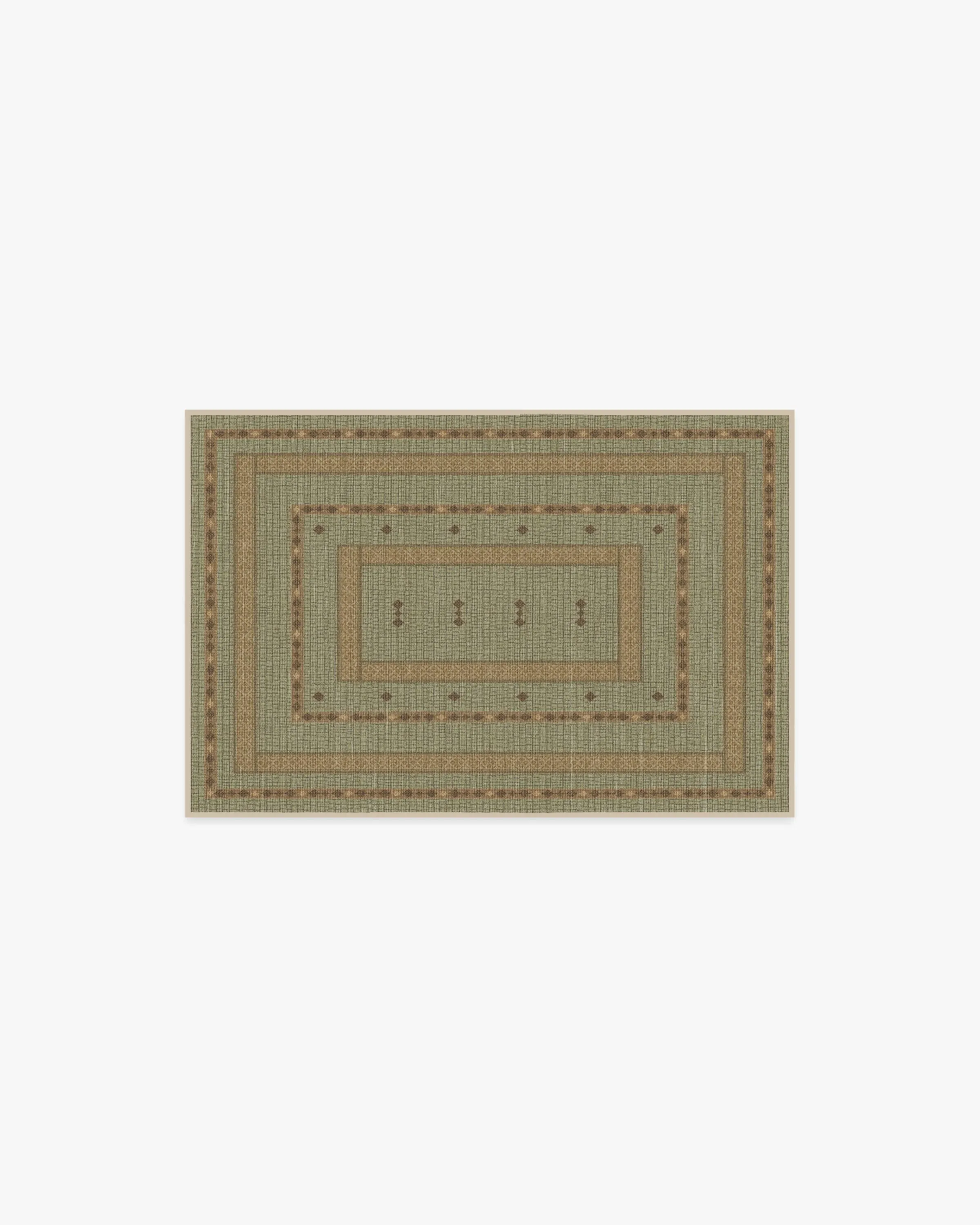 Area Rug Machine Washable - Sage Green image