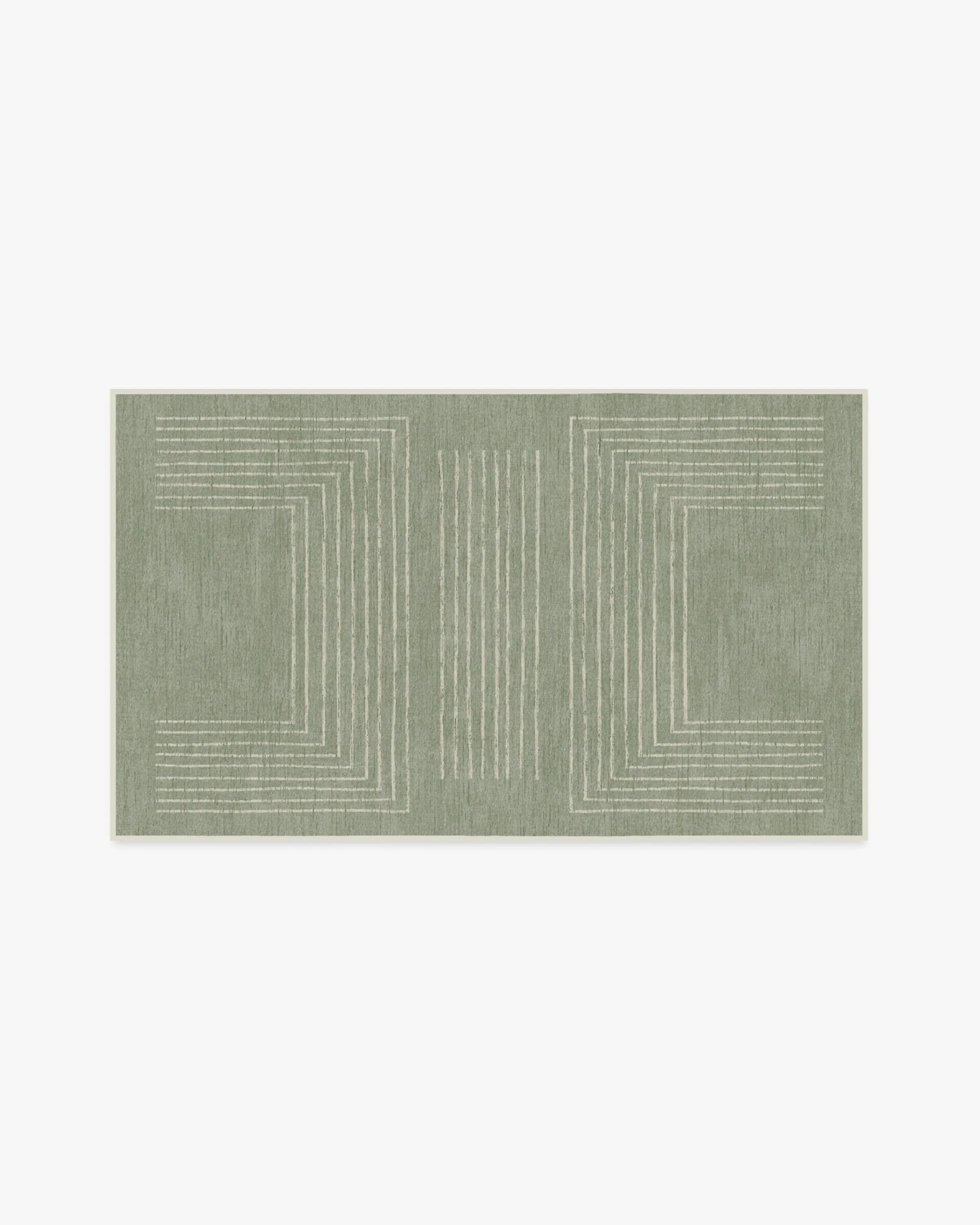 Area Rug Machine Washable - Sage Green