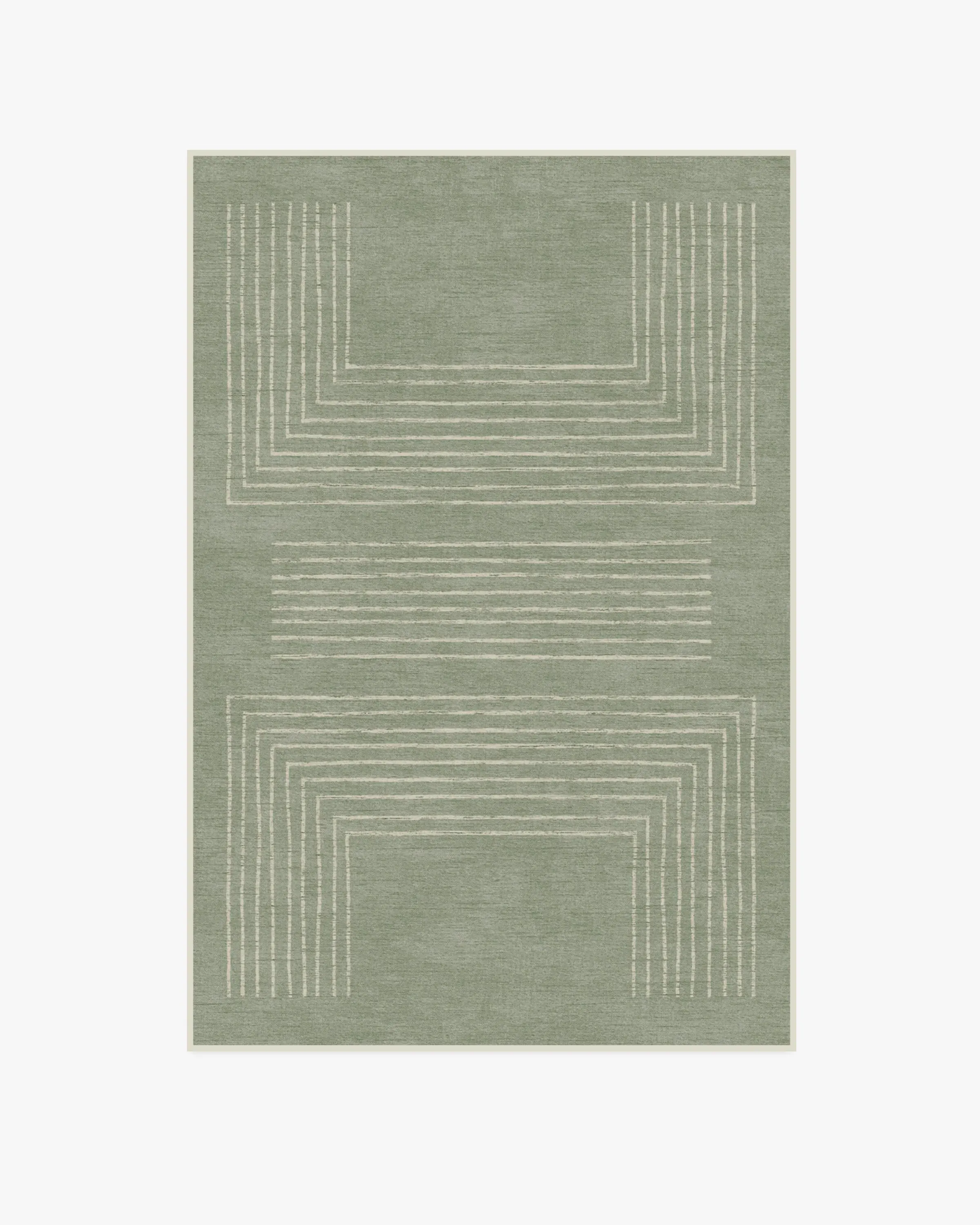 Area Rug Machine Washable - Sage Green