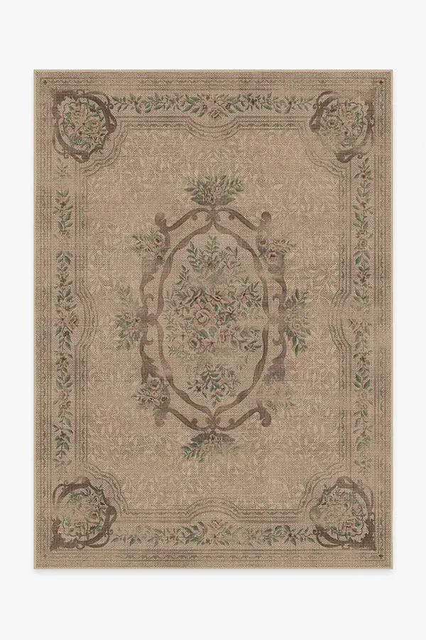 Area Rug Machine Washable - Sage, Polyester