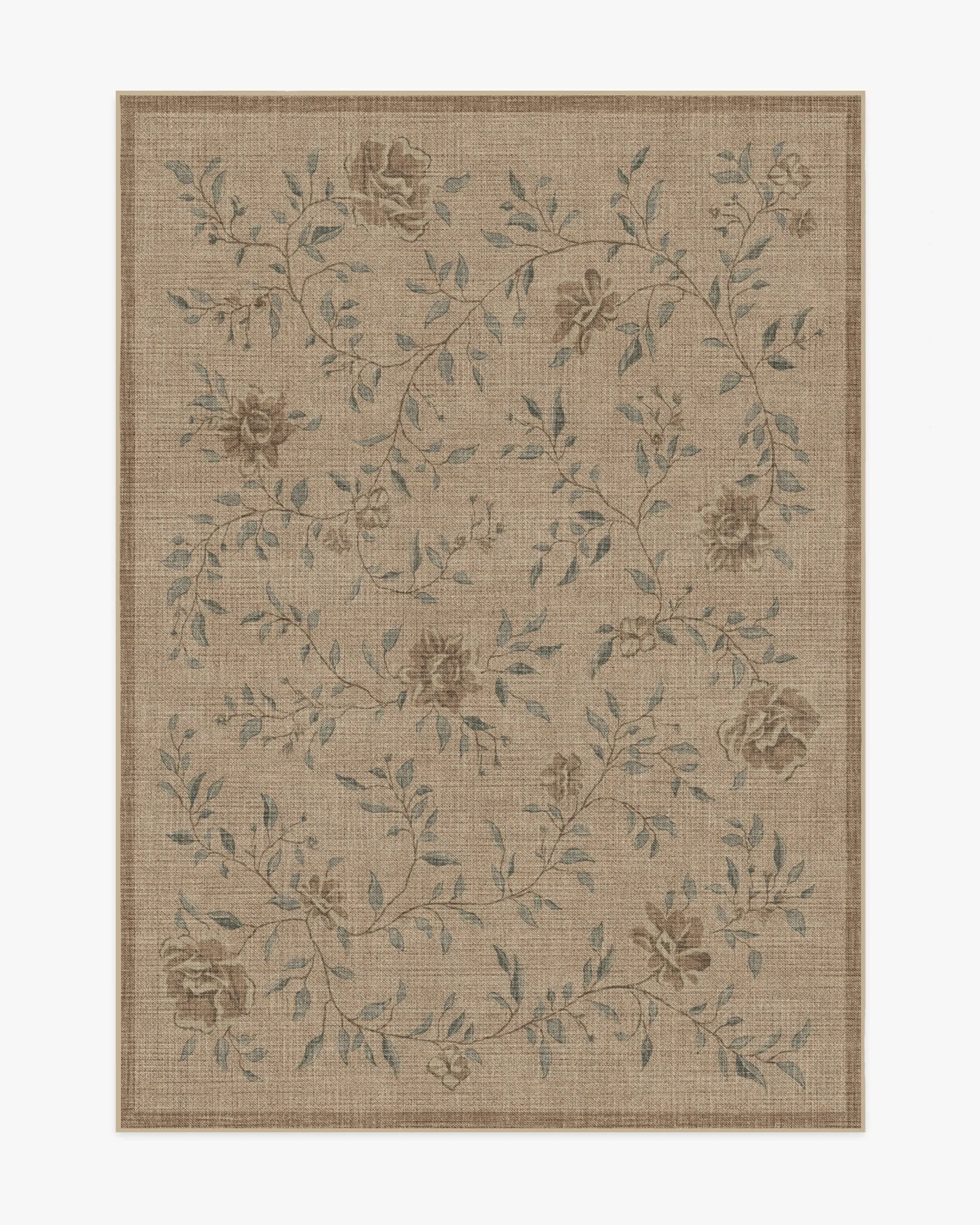 Area Rug Machine Washable - Sage, Polyester