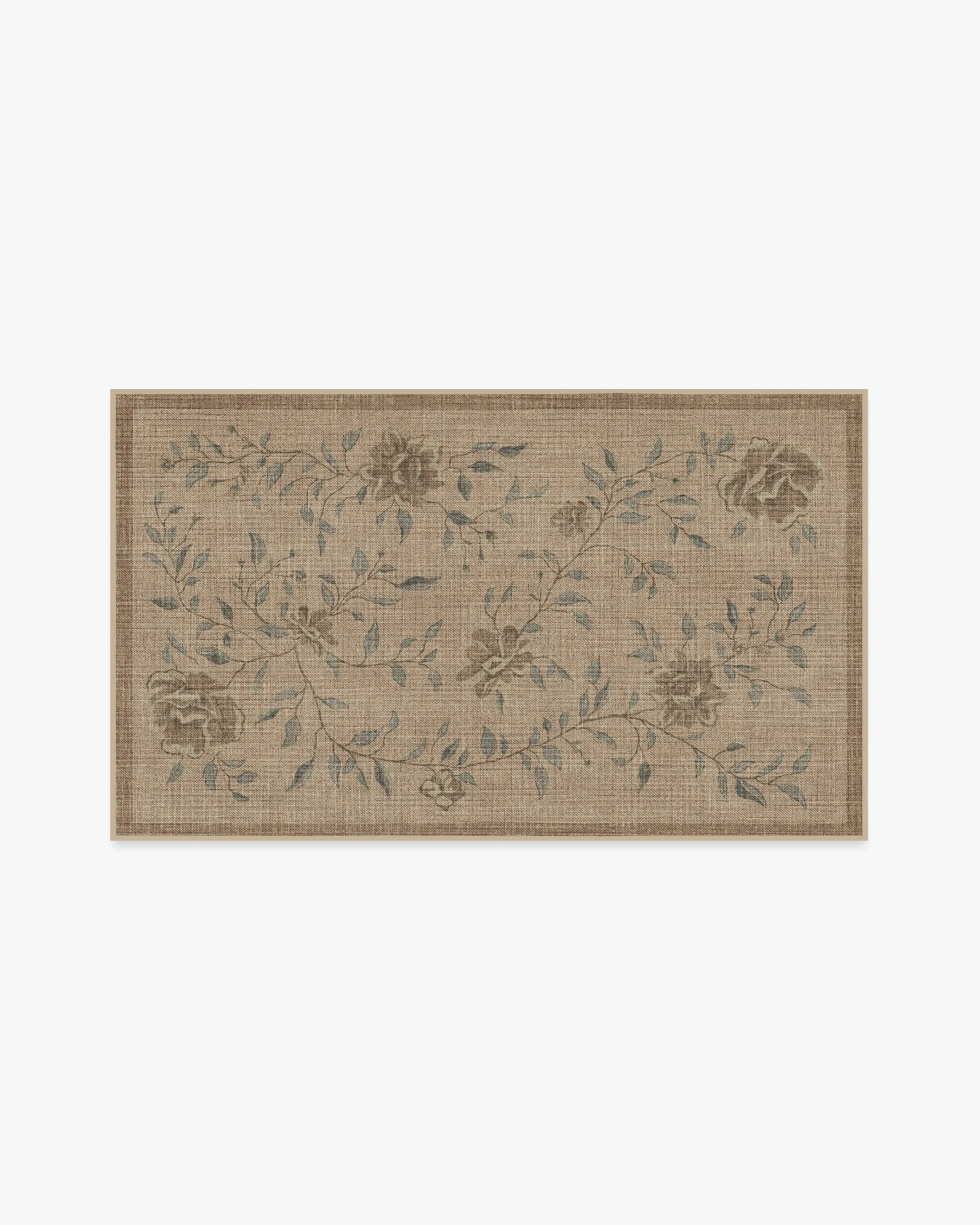 Area Rug Machine Washable - Sage, Polyester image