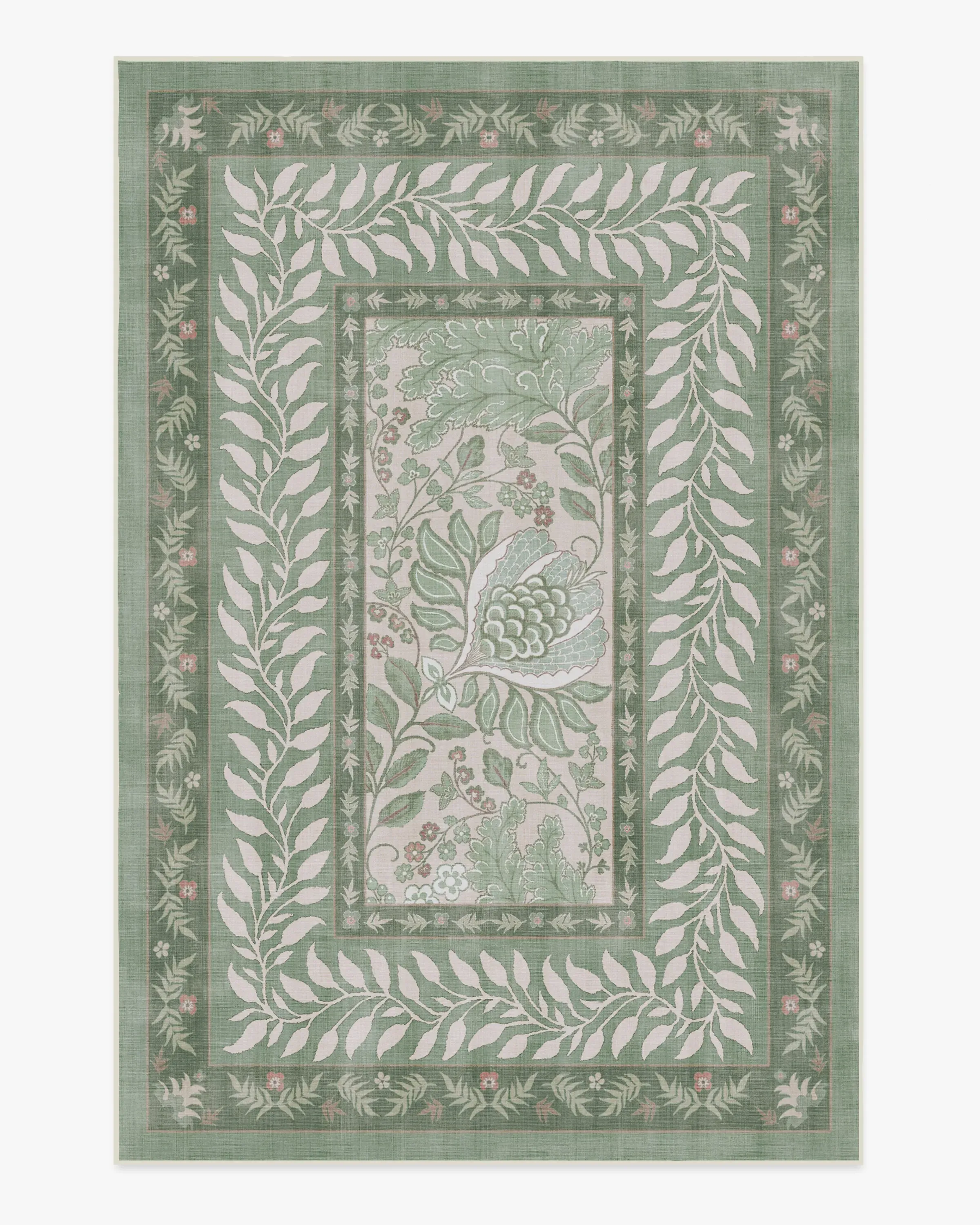 Area Rug Machine Washable - Sage