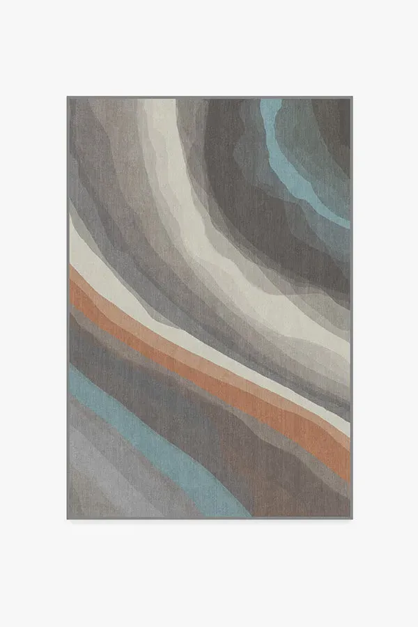 Area Rug Machine Washable - Sandstone Flatwoven