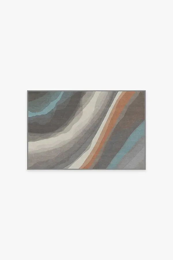 Area Rug Machine Washable - Sandstone Flatwoven image
