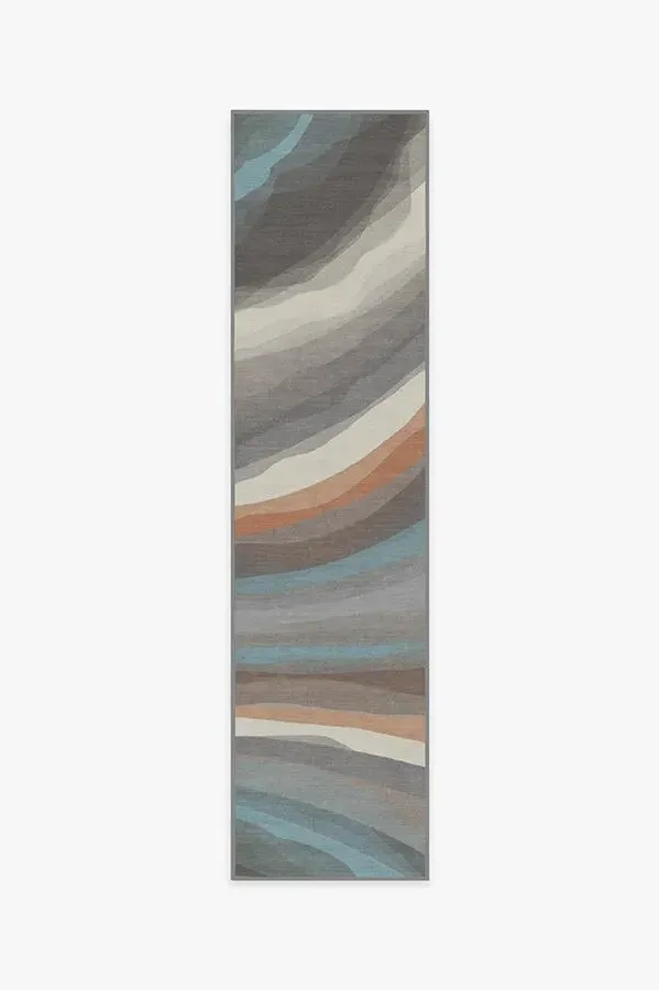 Area Rug Machine Washable - Sandstone Flatwoven