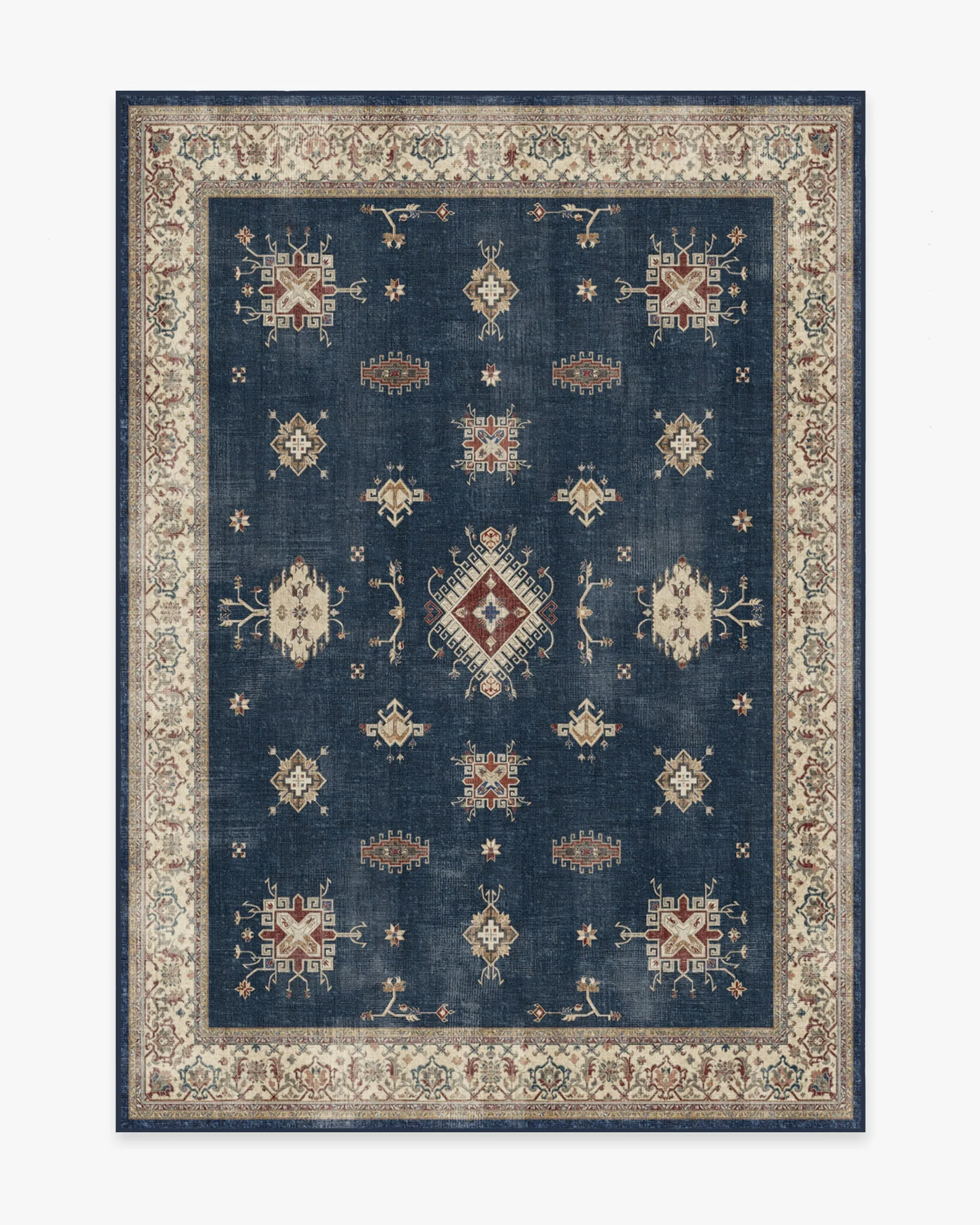 Area Rug Machine Washable - Sapphire