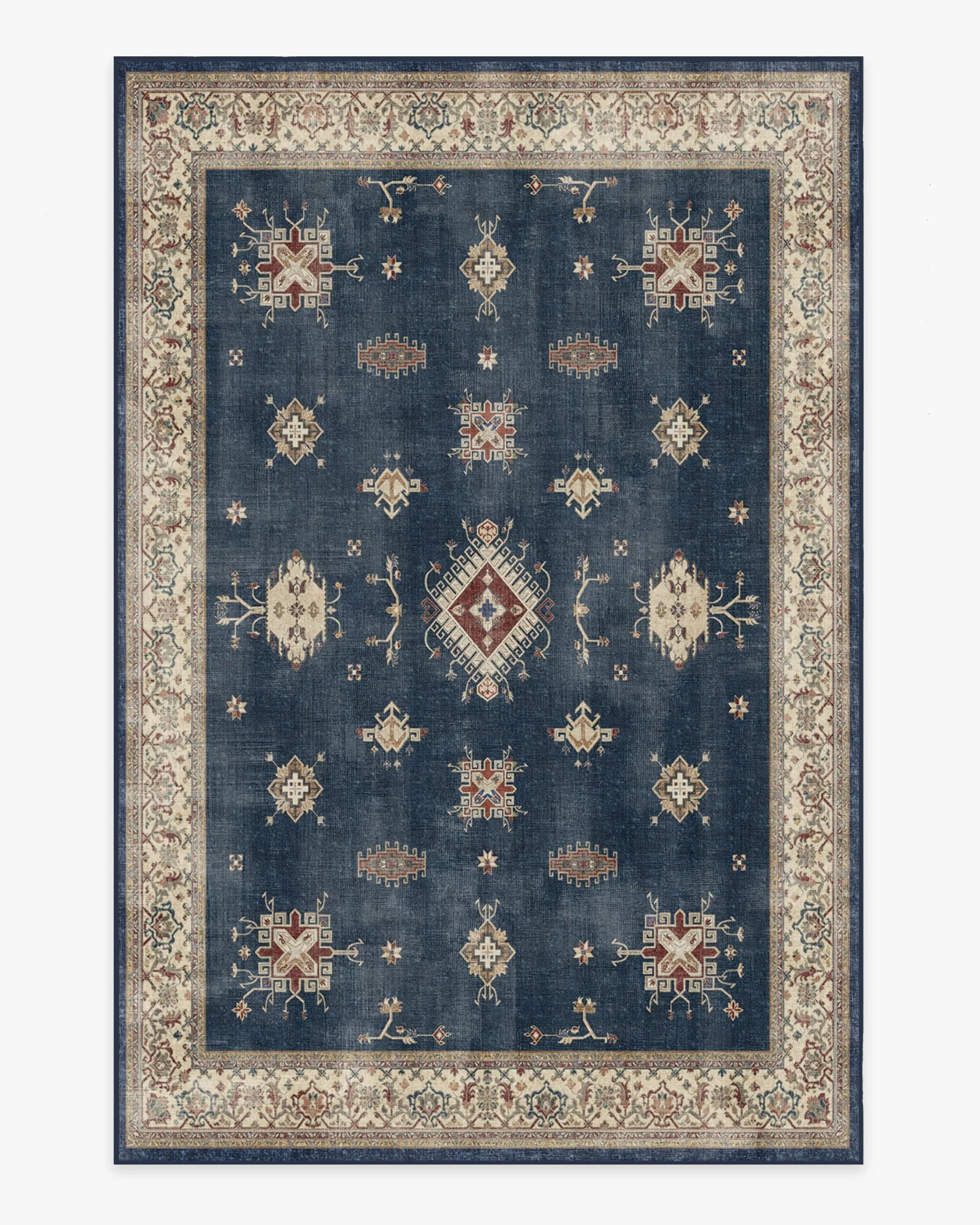 Area Rug Machine Washable - Sapphire