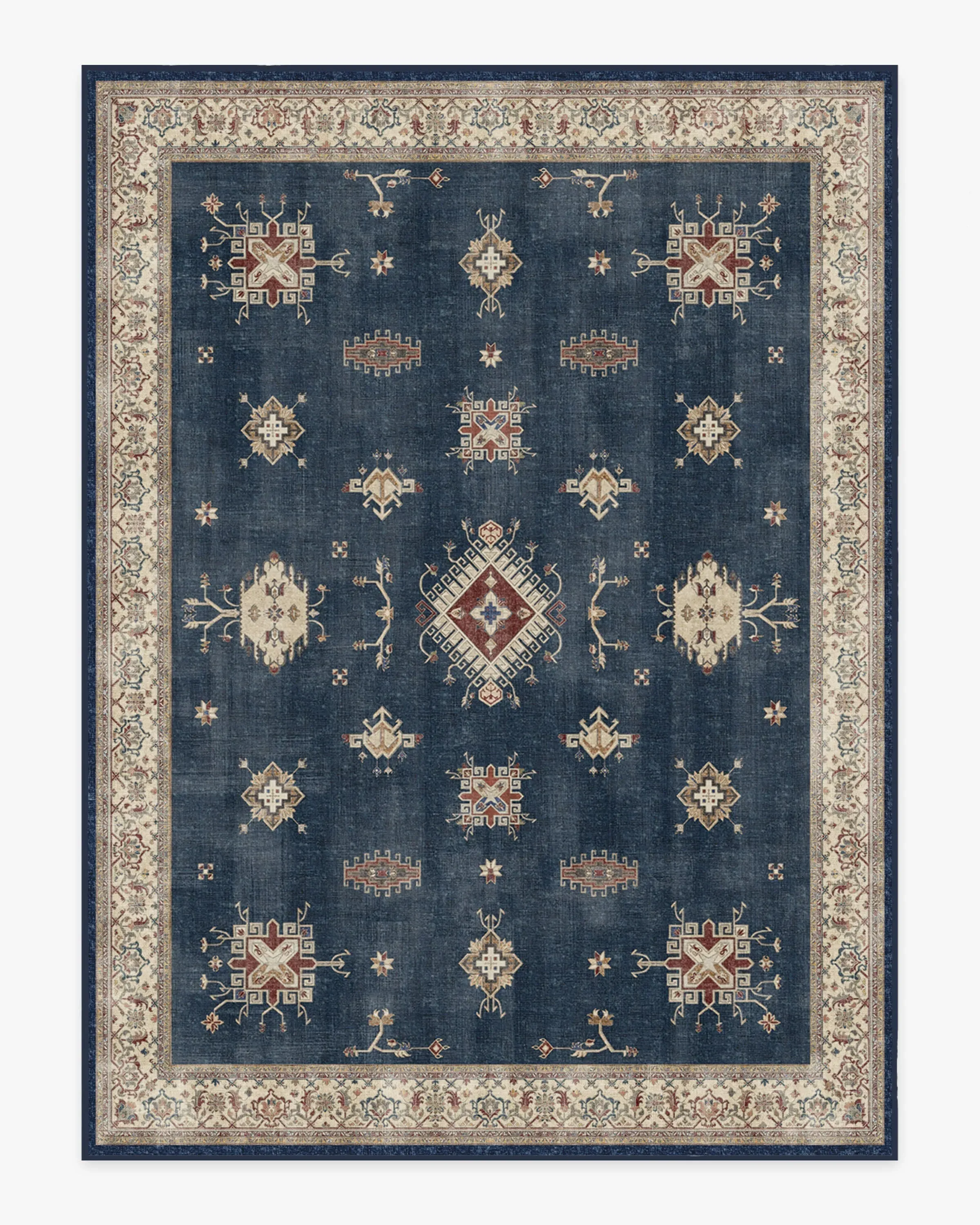 Area Rug Machine Washable - Sapphire