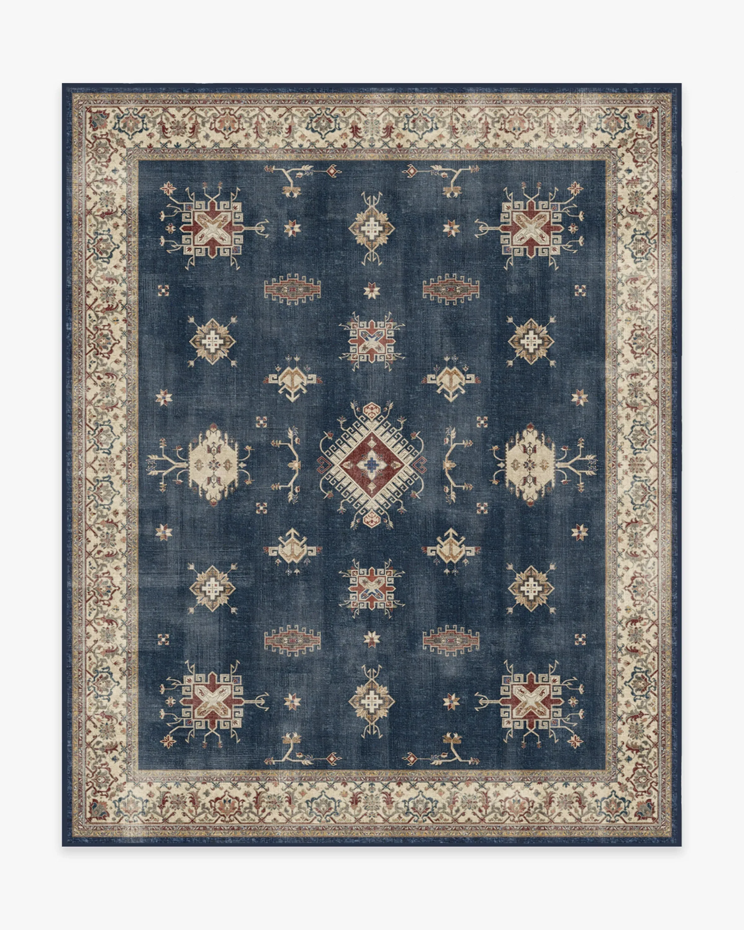 Area Rug Machine Washable - Sapphire