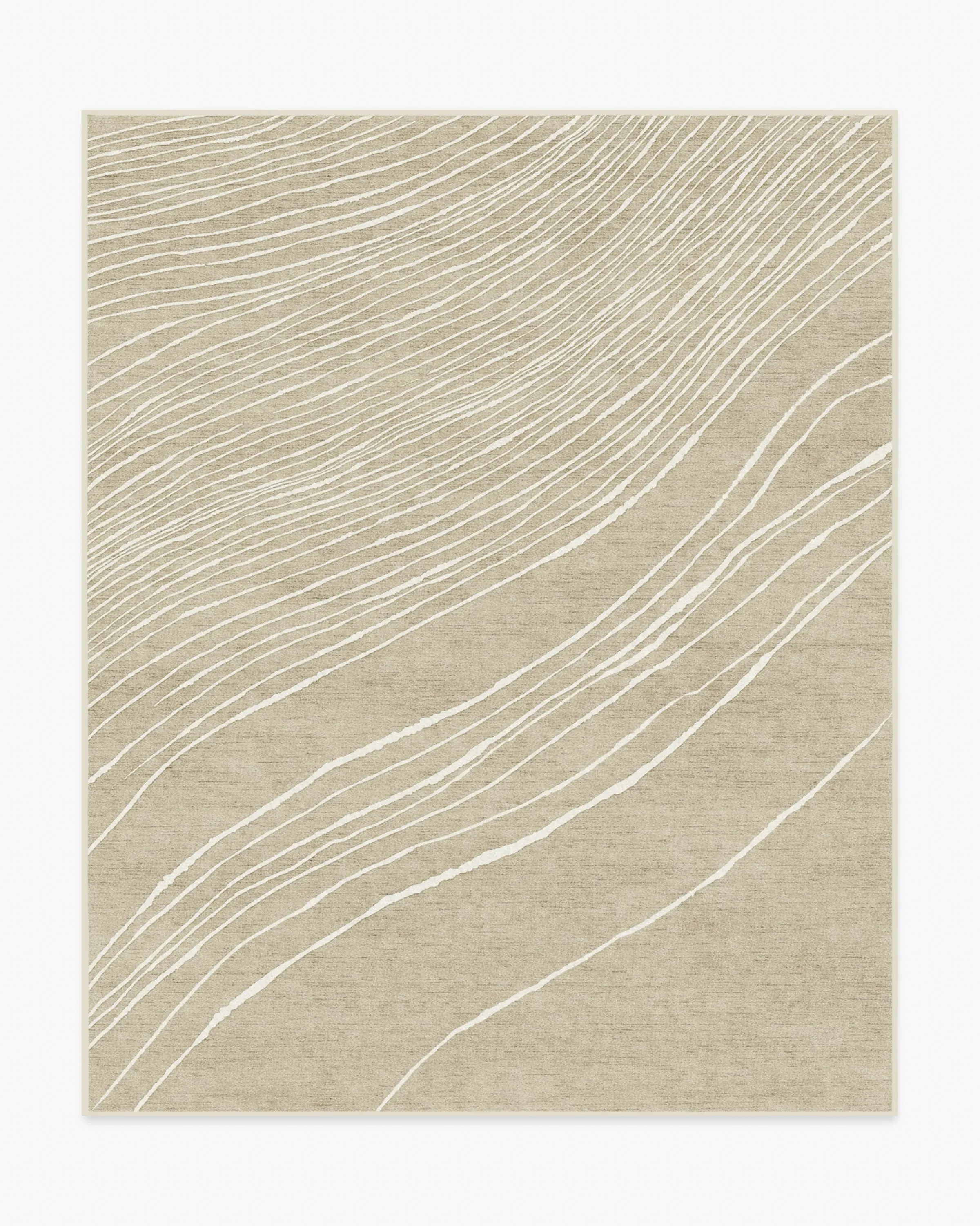 Area Rug Machine Washable - Stone, Ivory