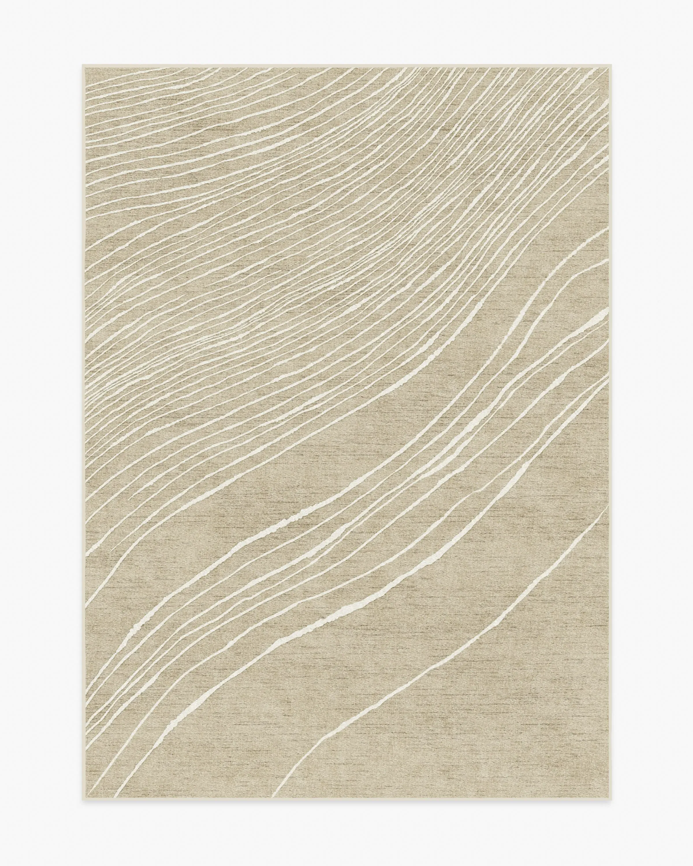 Area Rug Machine Washable - Stone, Ivory