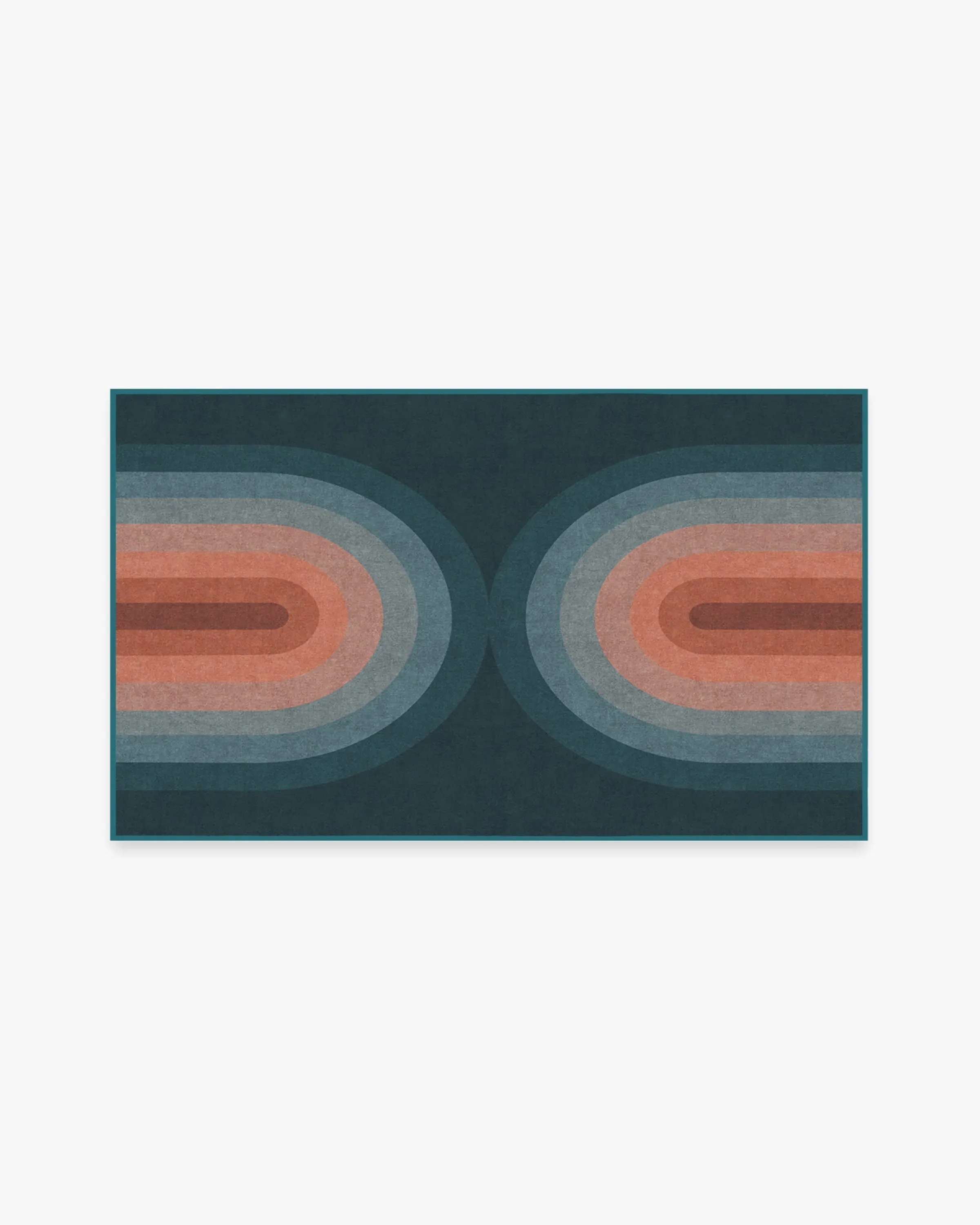 Area Rug Machine Washable - Teal
