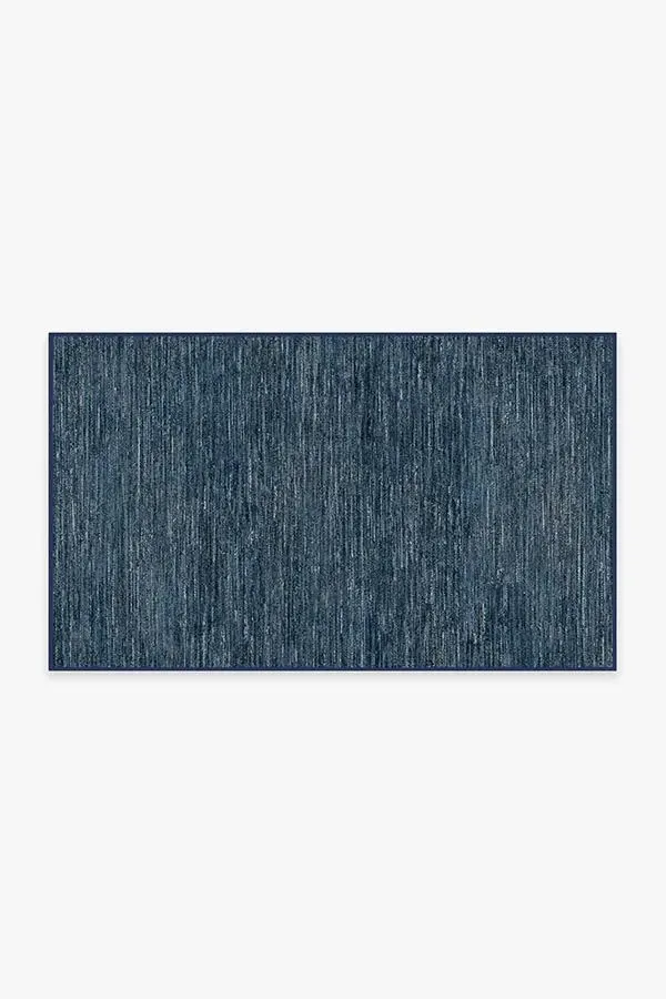 Compact Area Rug Machine Washable - Blue image