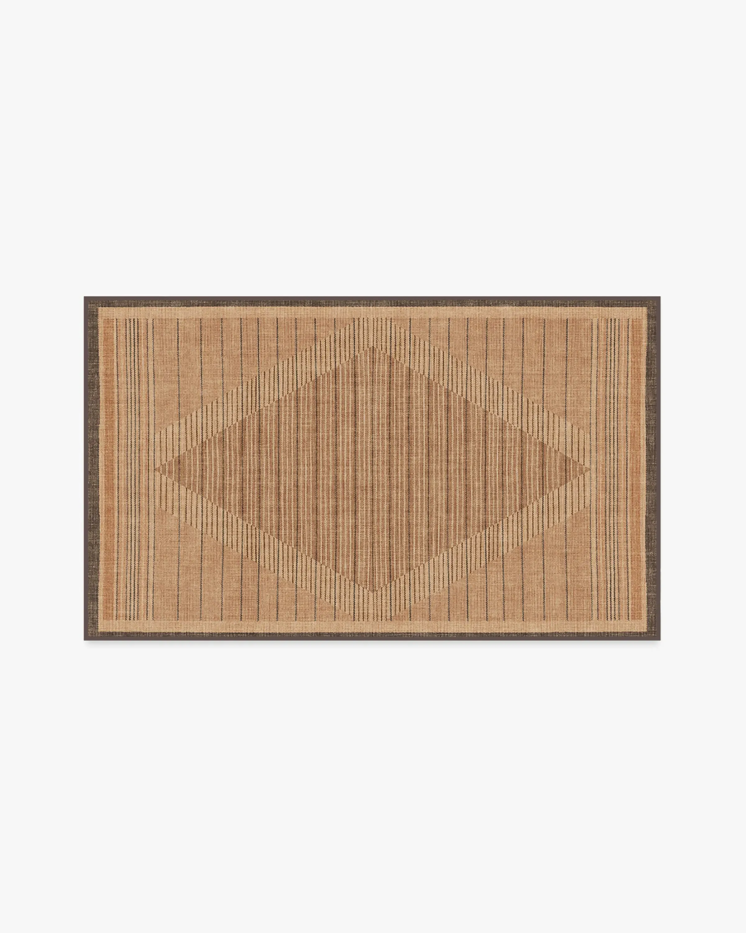 Compact Area Rug Machine Washable - Natural Clay