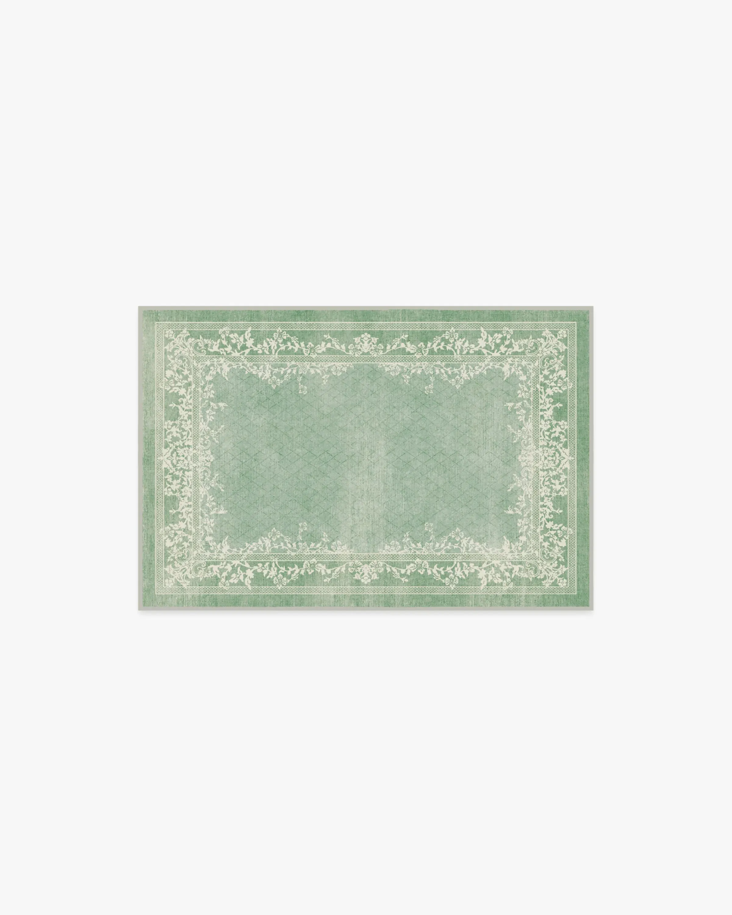 Compact Area Rug Machine Washable - Sage Green image