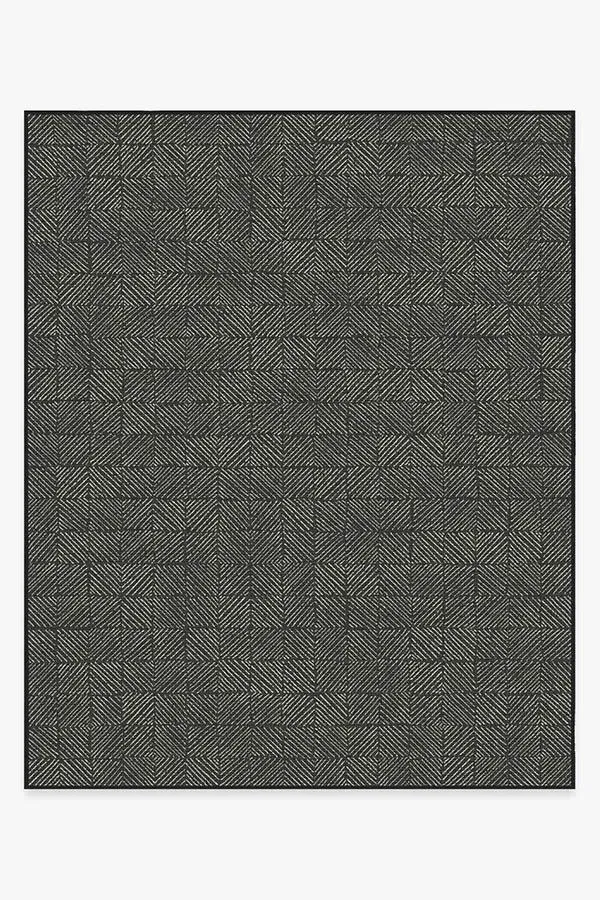 Extra Large Area Rug Machine Washable - Black