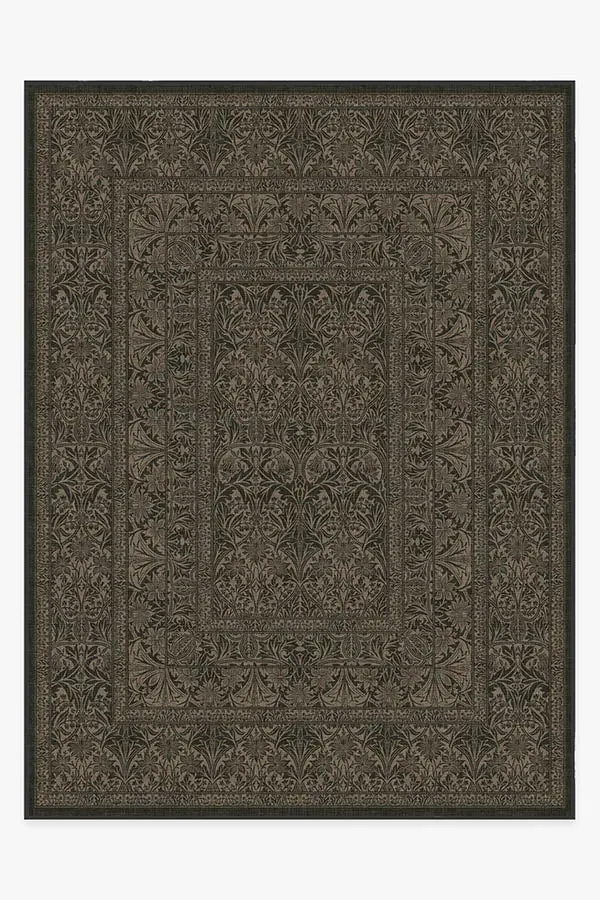 Extra Large Area Rug Machine Washable - Black