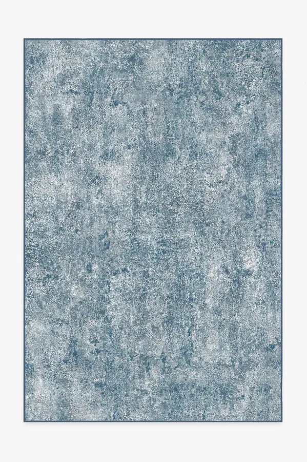 Extra Large Area Rug Machine Washable - Blue