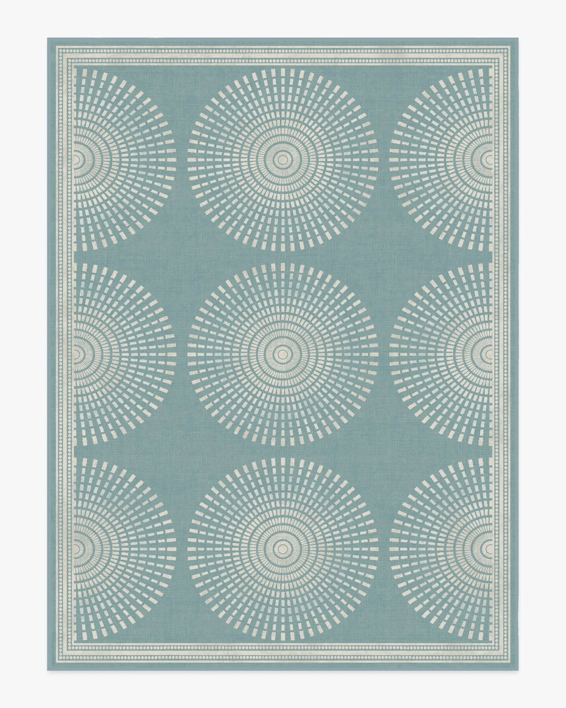 Extra Large Area Rug Machine Washable - Blue